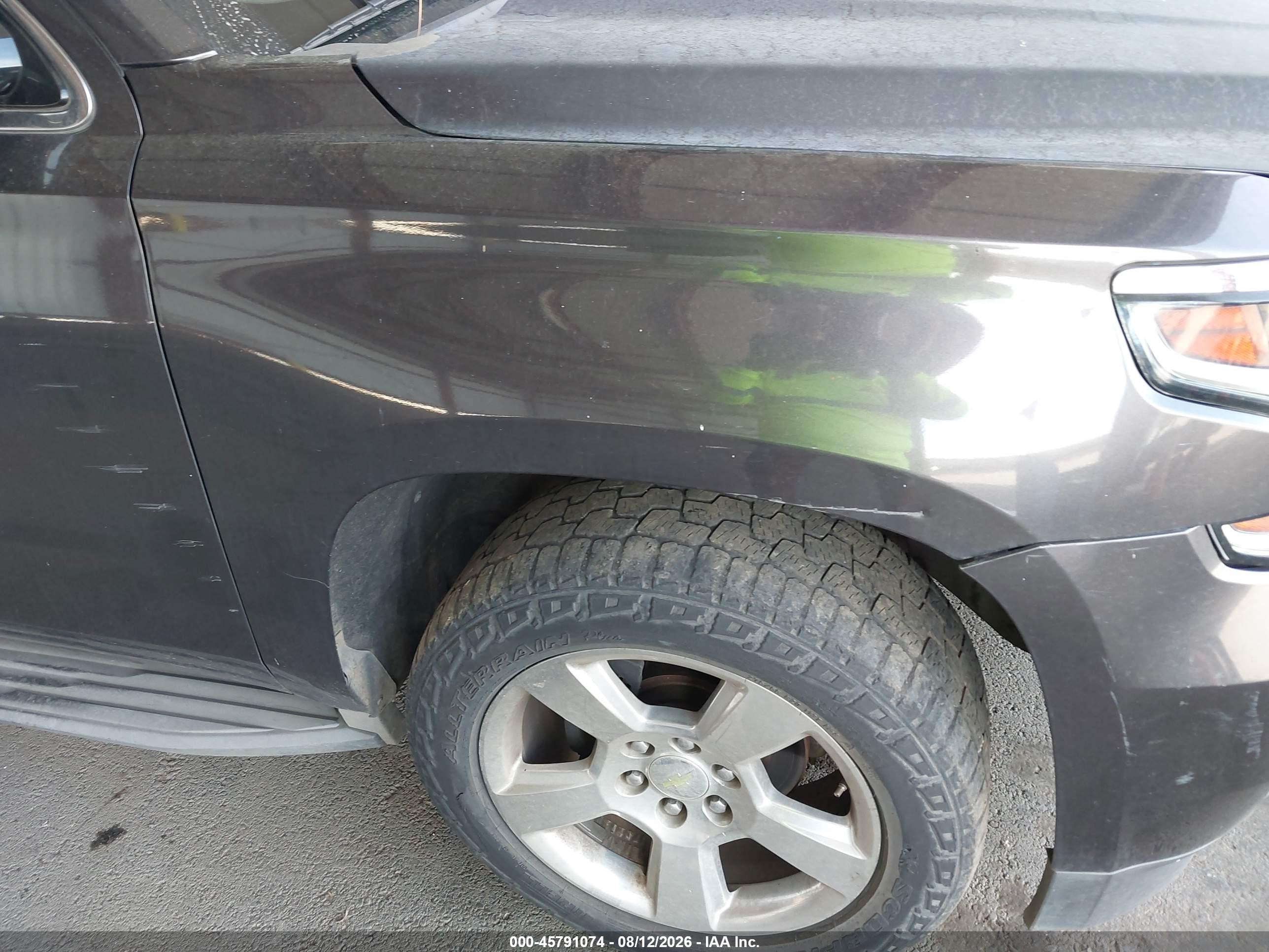 2015 Chevrolet Suburban Lt Gray vin: 1GNSKJKC0FR214093