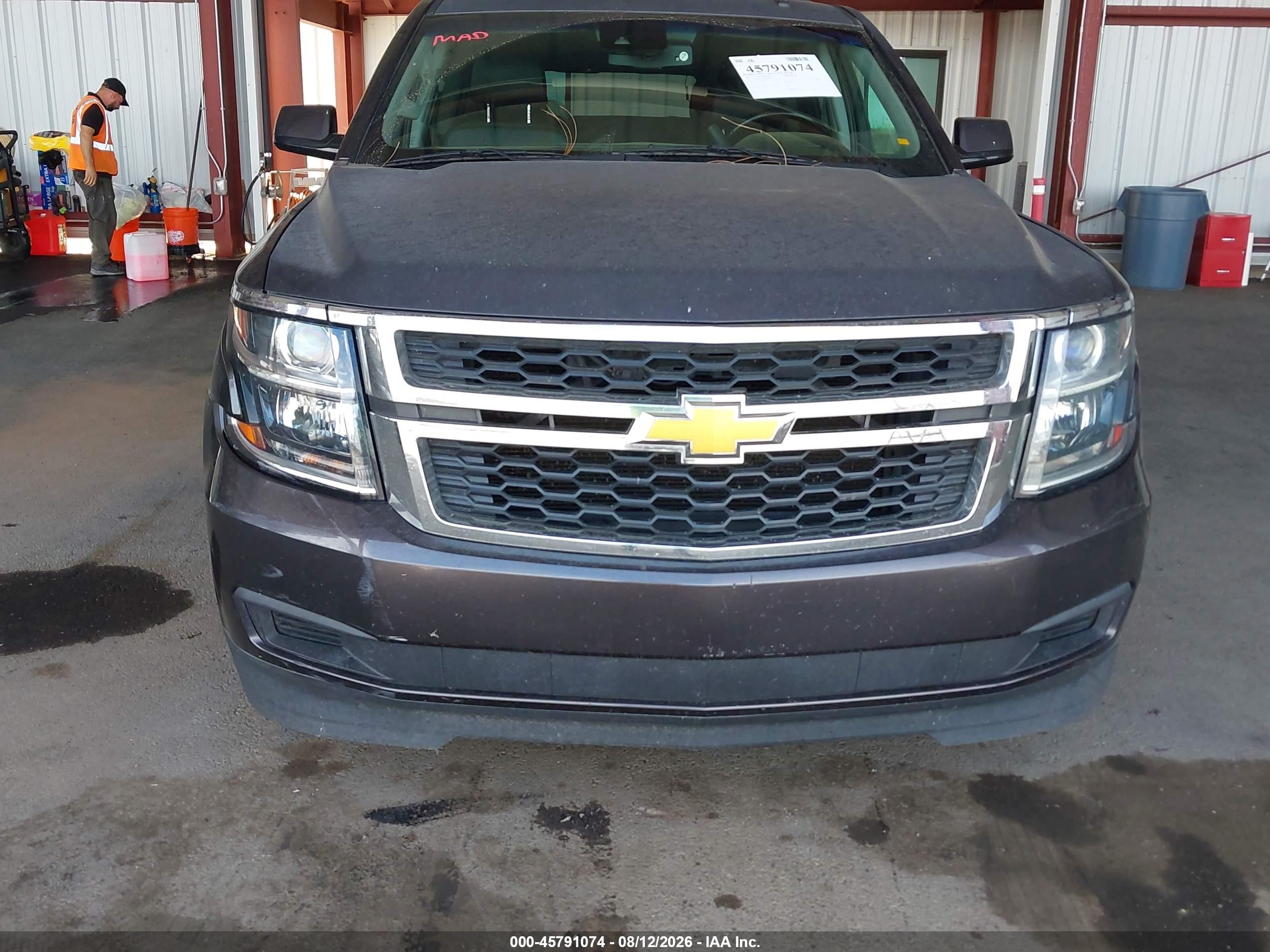 2015 Chevrolet Suburban Lt Gray vin: 1GNSKJKC0FR214093