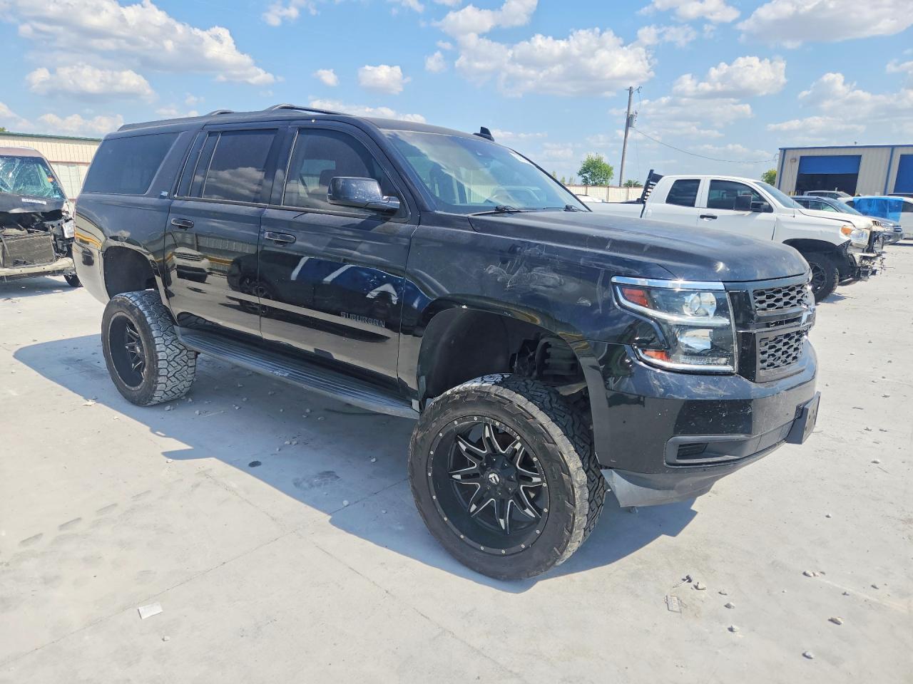 2015 Chevrolet Suburban K1500 Lt Black vin: 1GNSKJKC0FR579437