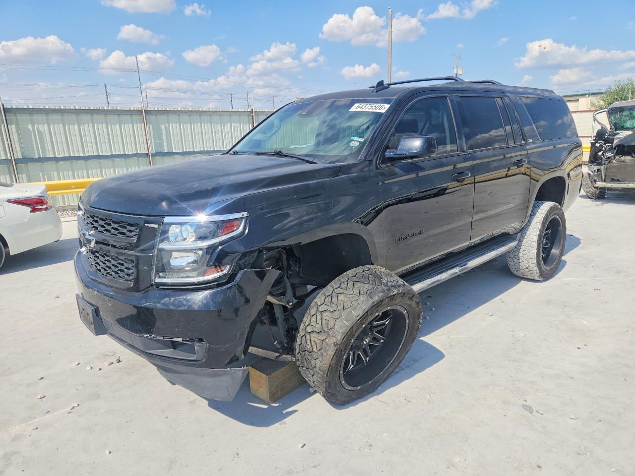 2015 Chevrolet Suburban K1500 Lt Black vin: 1GNSKJKC0FR579437