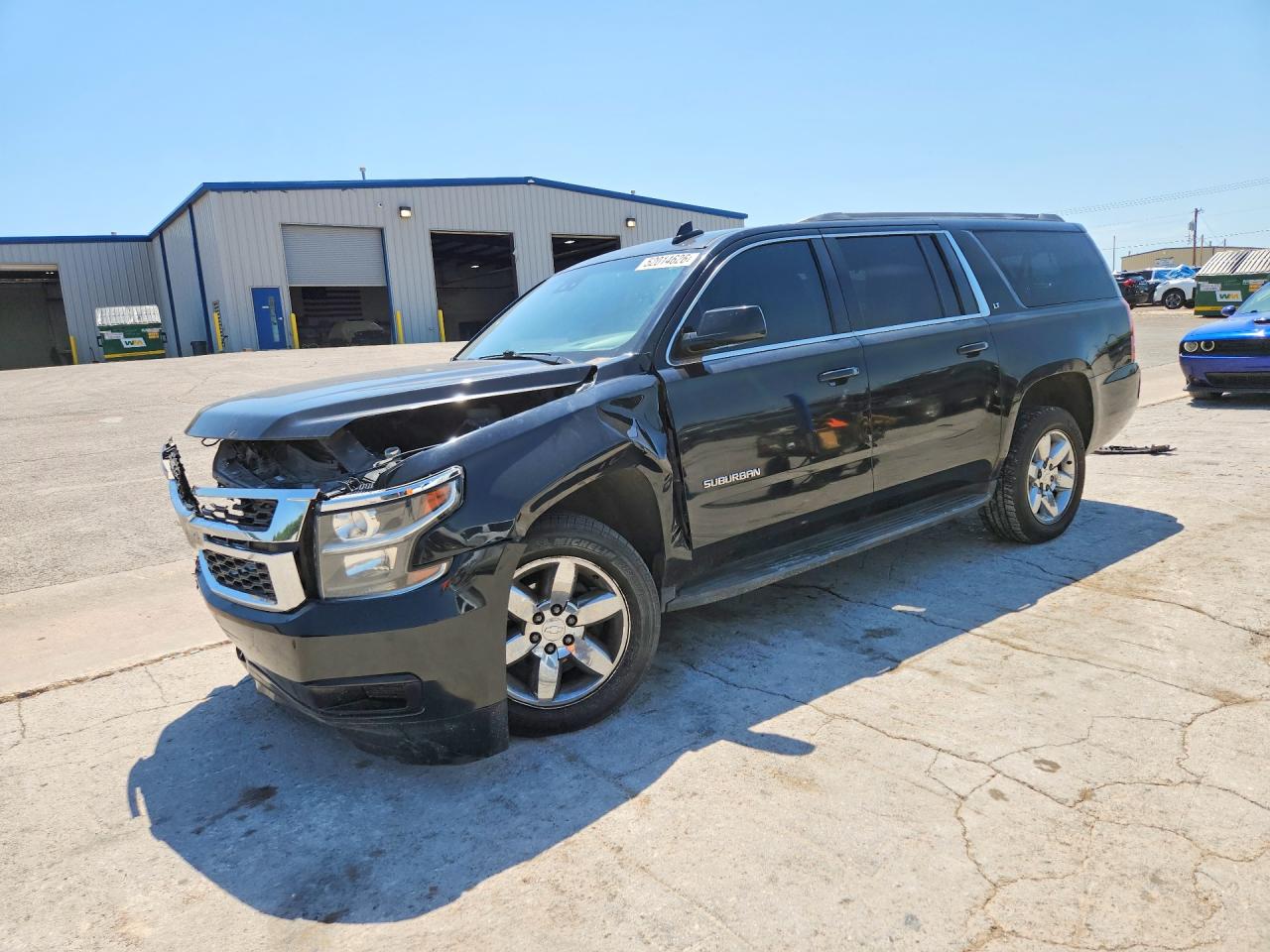 2015 Chevrolet Suburban Black vin: 1GNSKJKC0FR630550
