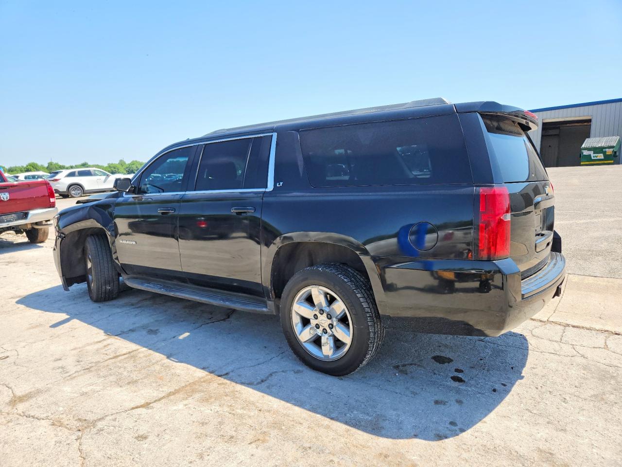 2015 Chevrolet Suburban Black vin: 1GNSKJKC0FR630550