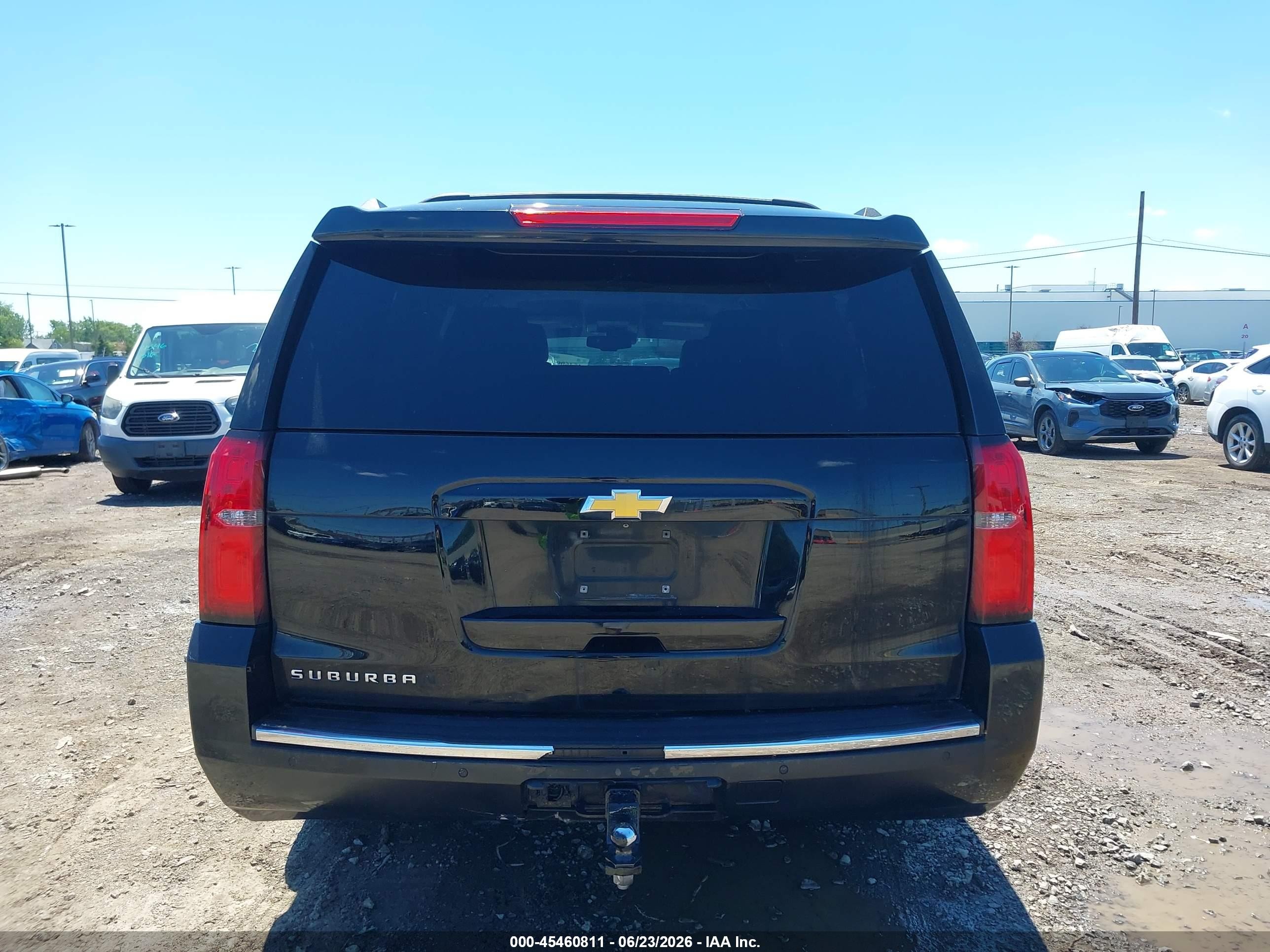 2015 Chevrolet Suburban Lt Black vin: 1GNSKJKC1FR120773