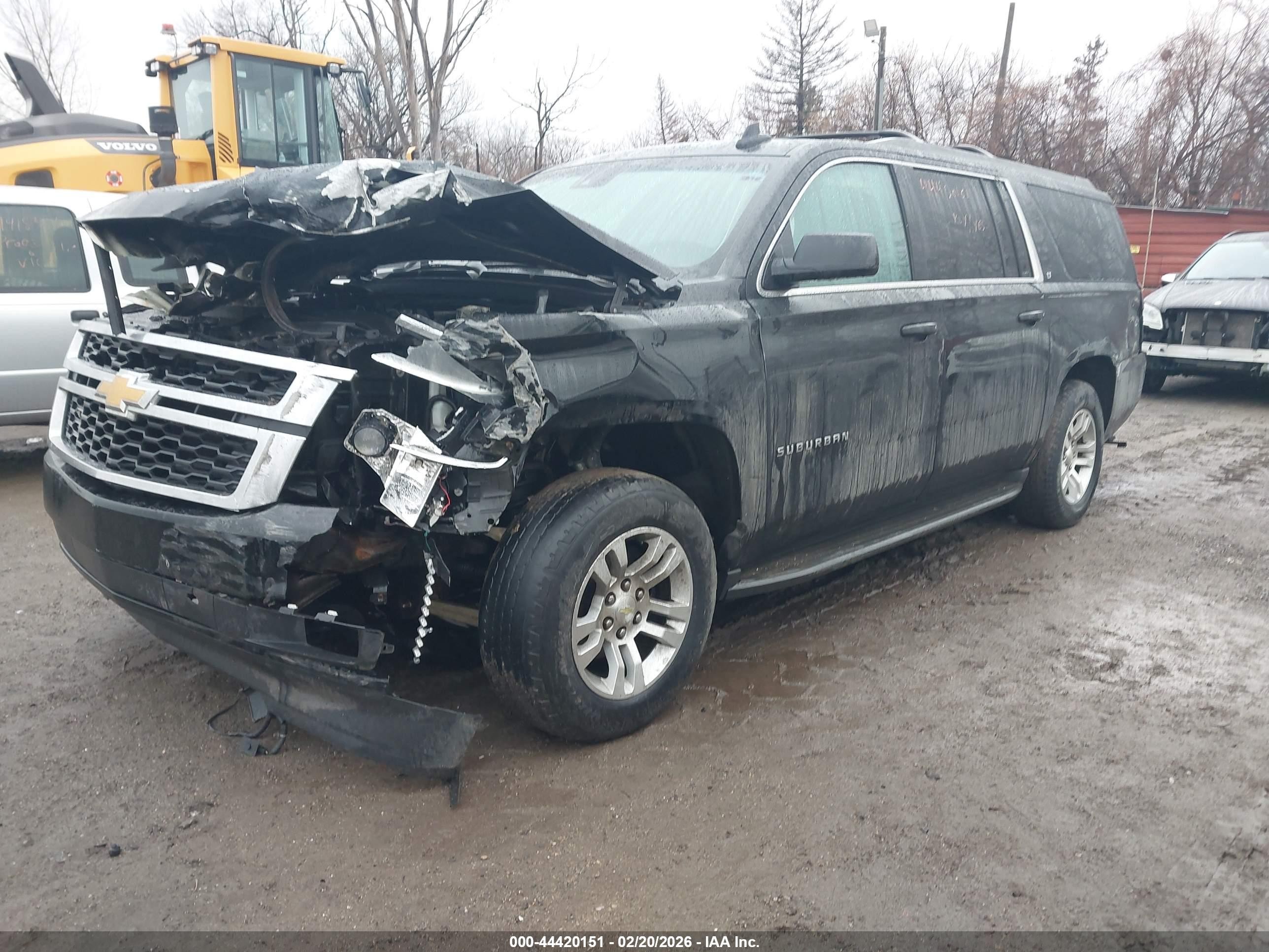 2015 Chevrolet Suburban 1500 Lt Black vin: 1GNSKJKC1FR709211