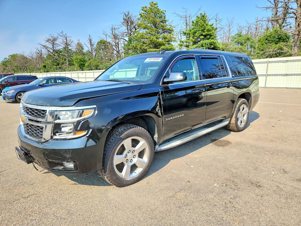 2015 Chevrolet Suburban K1500 Lt Черный vin: 1GNSKJKC2FR187334
