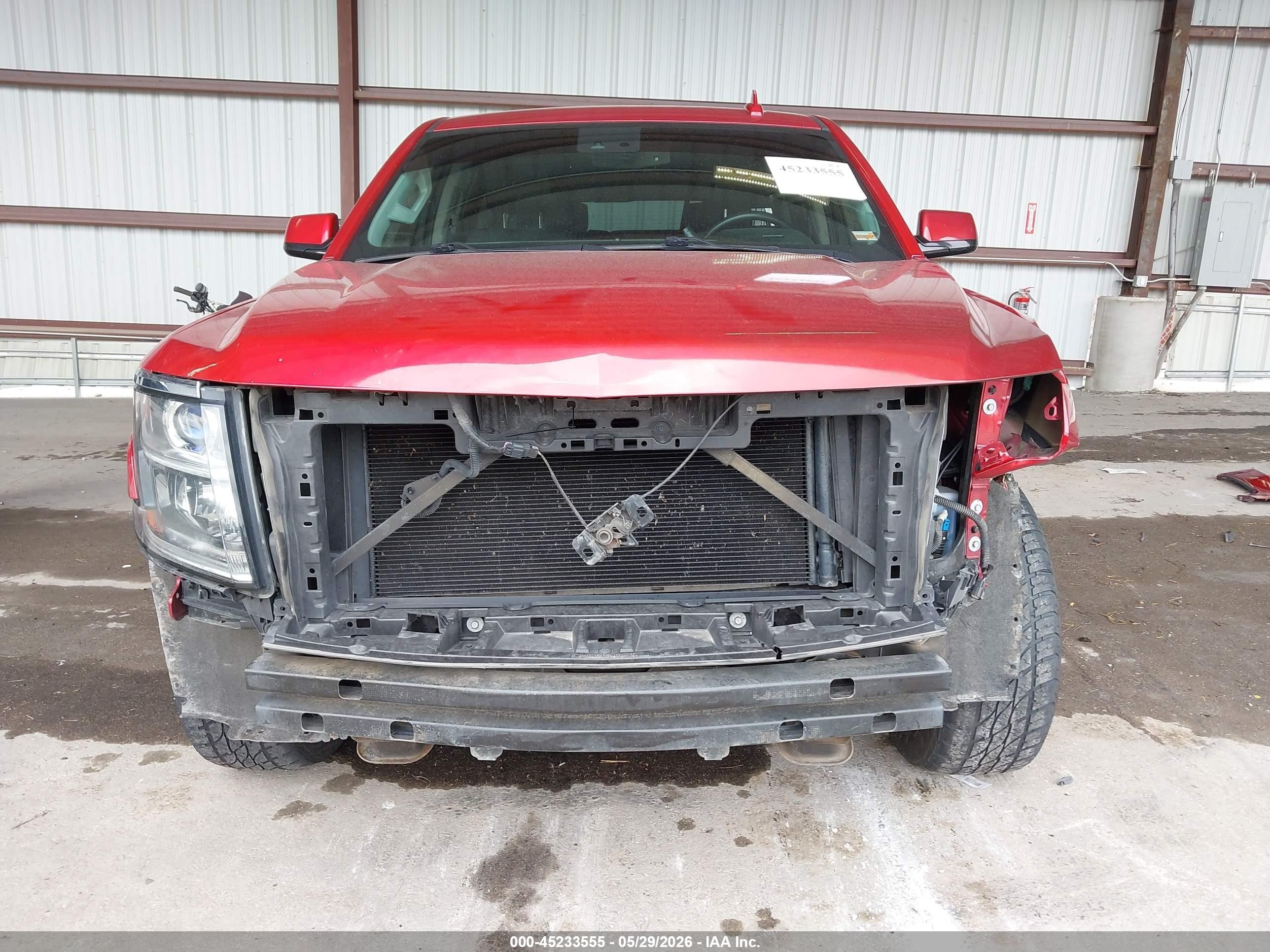 2015 Chevrolet Suburban 1500 Lt Red vin: 1GNSKJKC2FR600708