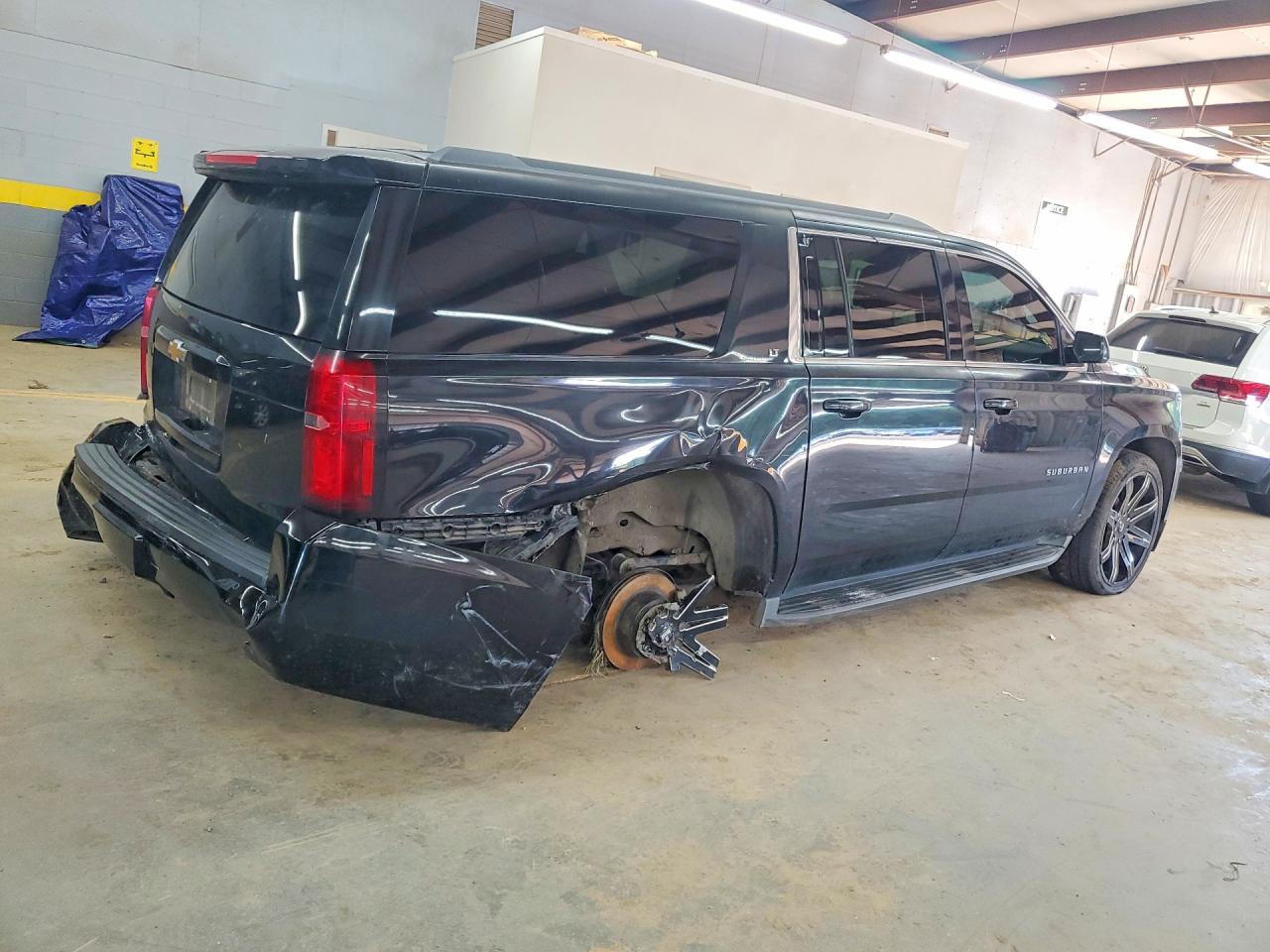 2015 Chevrolet Suburban K1500 Lt Black vin: 1GNSKJKC2FR727863