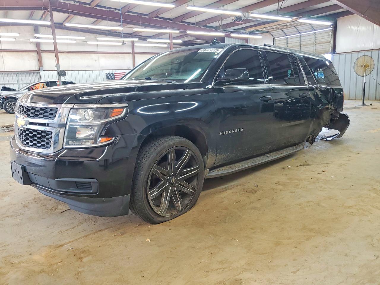2015 Chevrolet Suburban K1500 Lt Black vin: 1GNSKJKC2FR727863