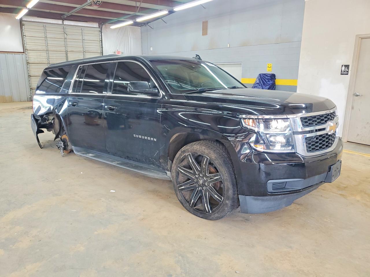 2015 Chevrolet Suburban K1500 Lt Black vin: 1GNSKJKC2FR727863
