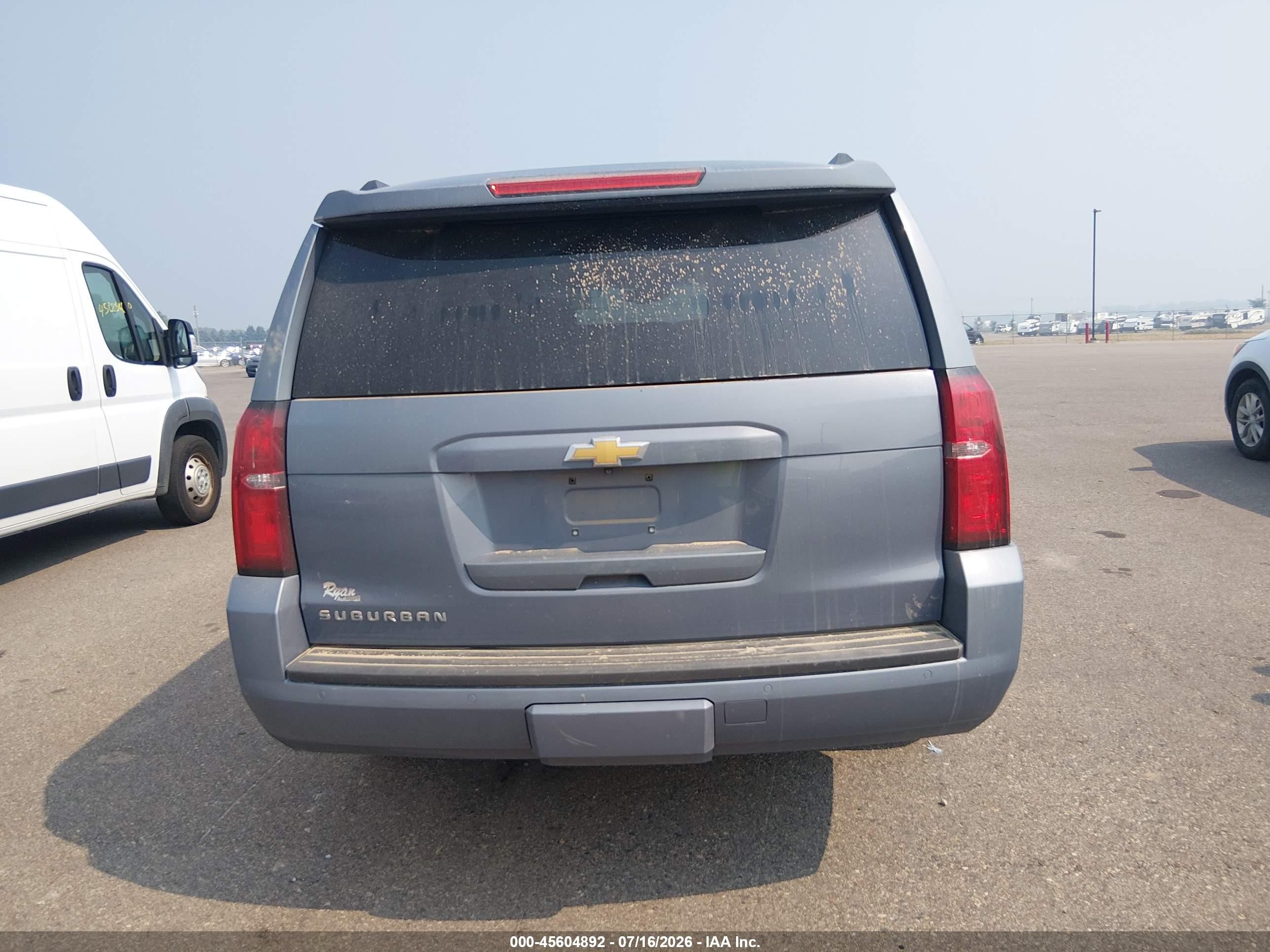 2015 Chevrolet Suburban Lt Синий vin: 1GNSKJKC2FR745862