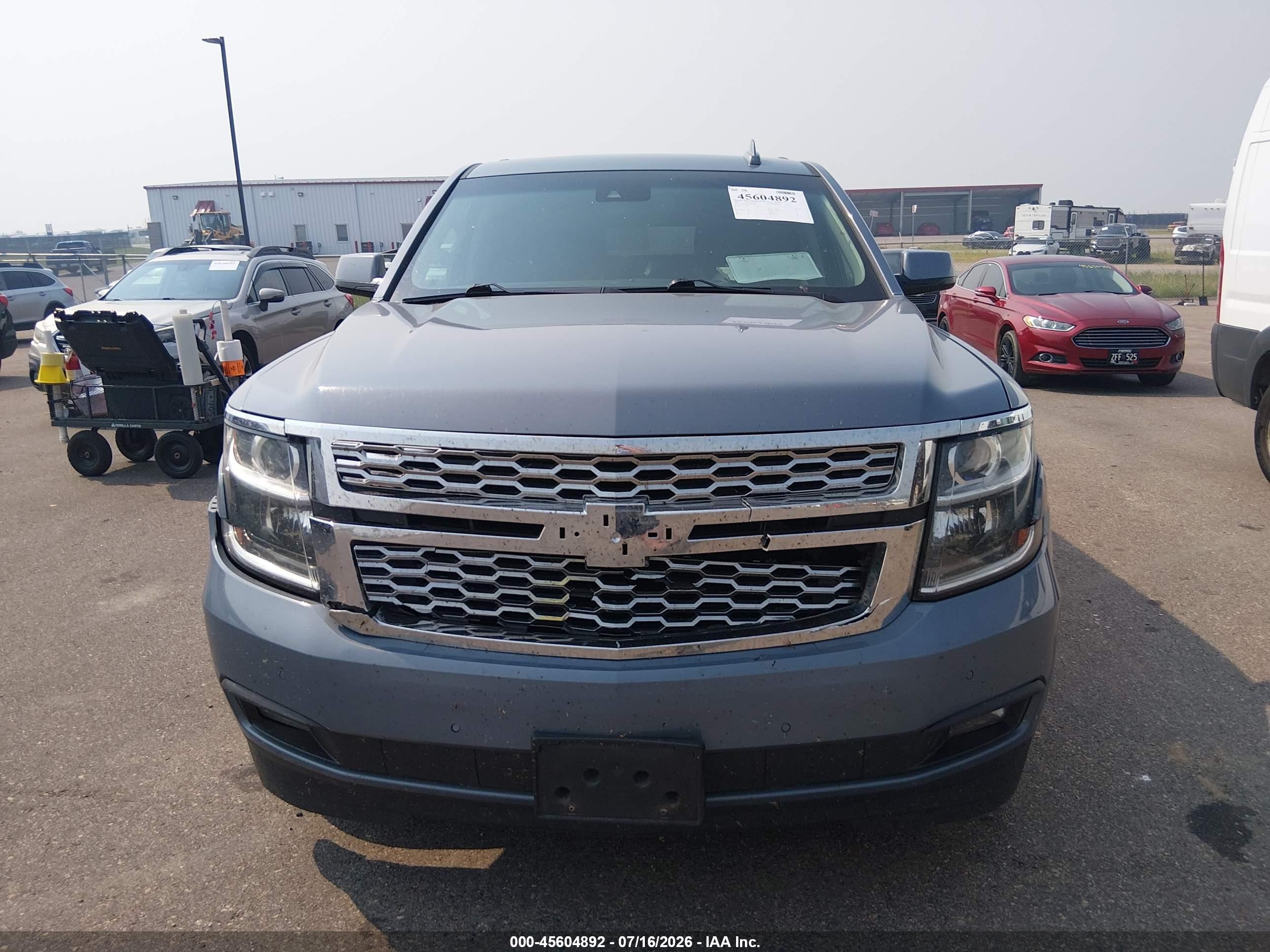 2015 Chevrolet Suburban Lt Синий vin: 1GNSKJKC2FR745862