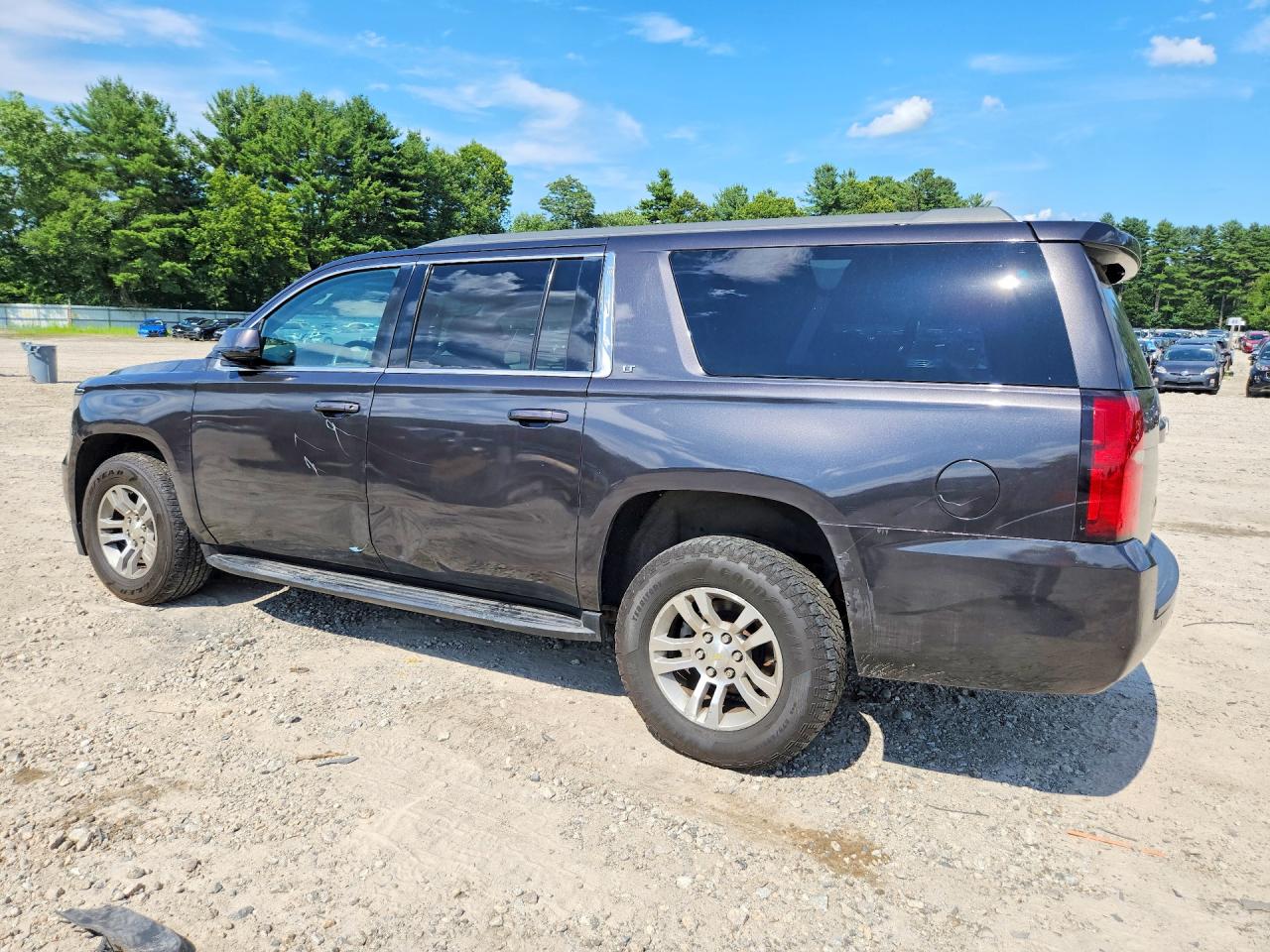 2015 Chevrolet Suburban K1500 Lt Black vin: 1GNSKJKC3FR160207