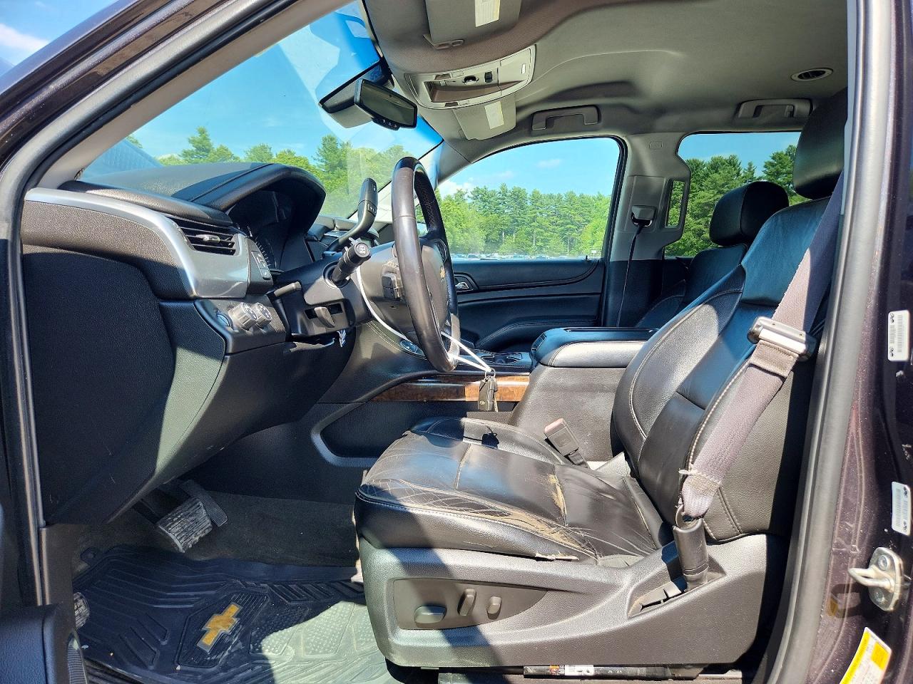 2015 Chevrolet Suburban K1500 Lt Black vin: 1GNSKJKC3FR160207