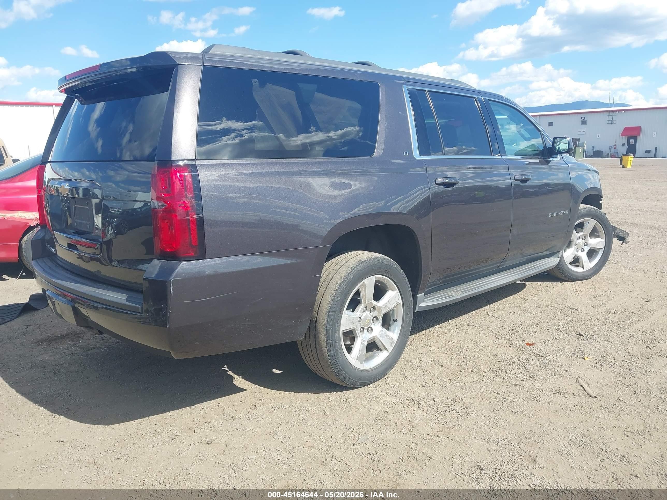 2015 Chevrolet Suburban 1500 Lt Black vin: 1GNSKJKC3FR537845