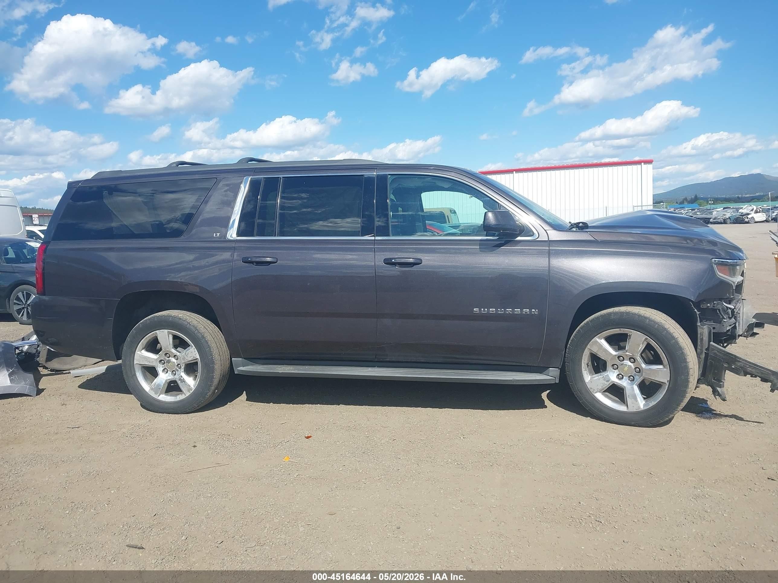 2015 Chevrolet Suburban 1500 Lt Black vin: 1GNSKJKC3FR537845
