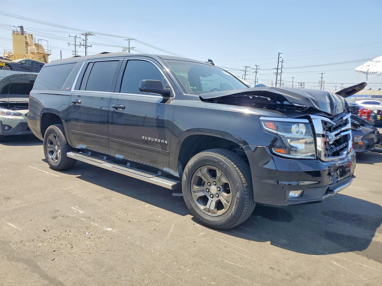 2015 Chevrolet Suburban K1500 Lt Black vin: 1GNSKJKC3FR583188
