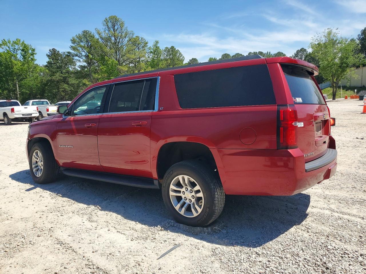 2015 Chevrolet Suburban K1500 Lt Red vin: 1GNSKJKC3FR670749