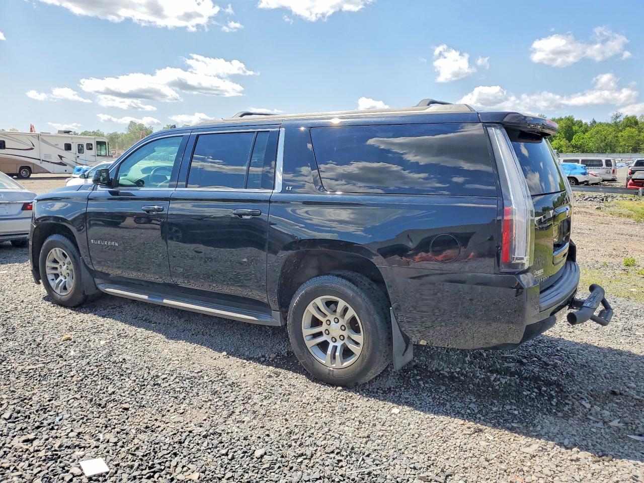 2015 Chevrolet Suburban K1500 Lt Black vin: 1GNSKJKC3FR724650