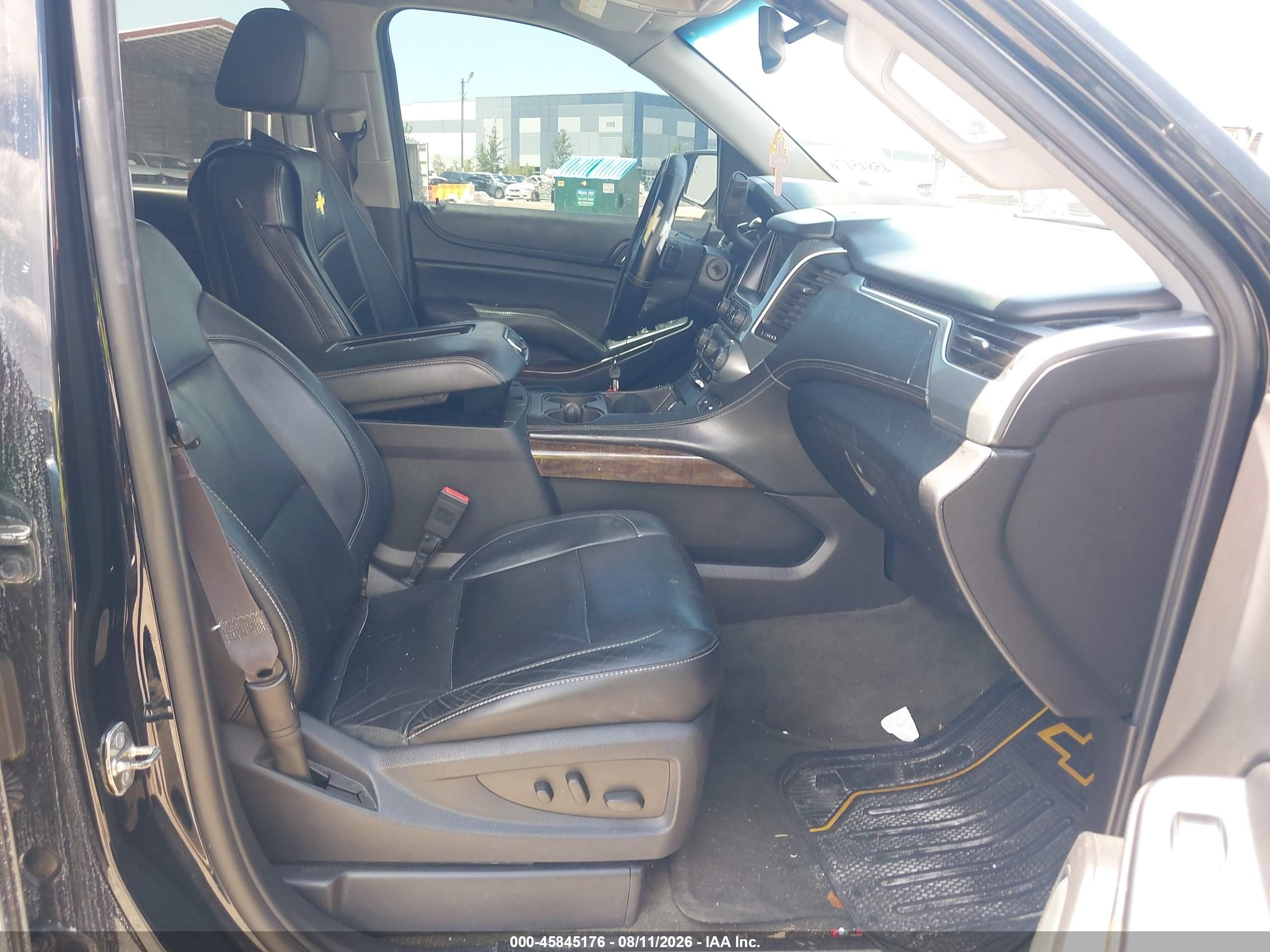 2015 Chevrolet Suburban Lt Black vin: 1GNSKJKC5FR188672