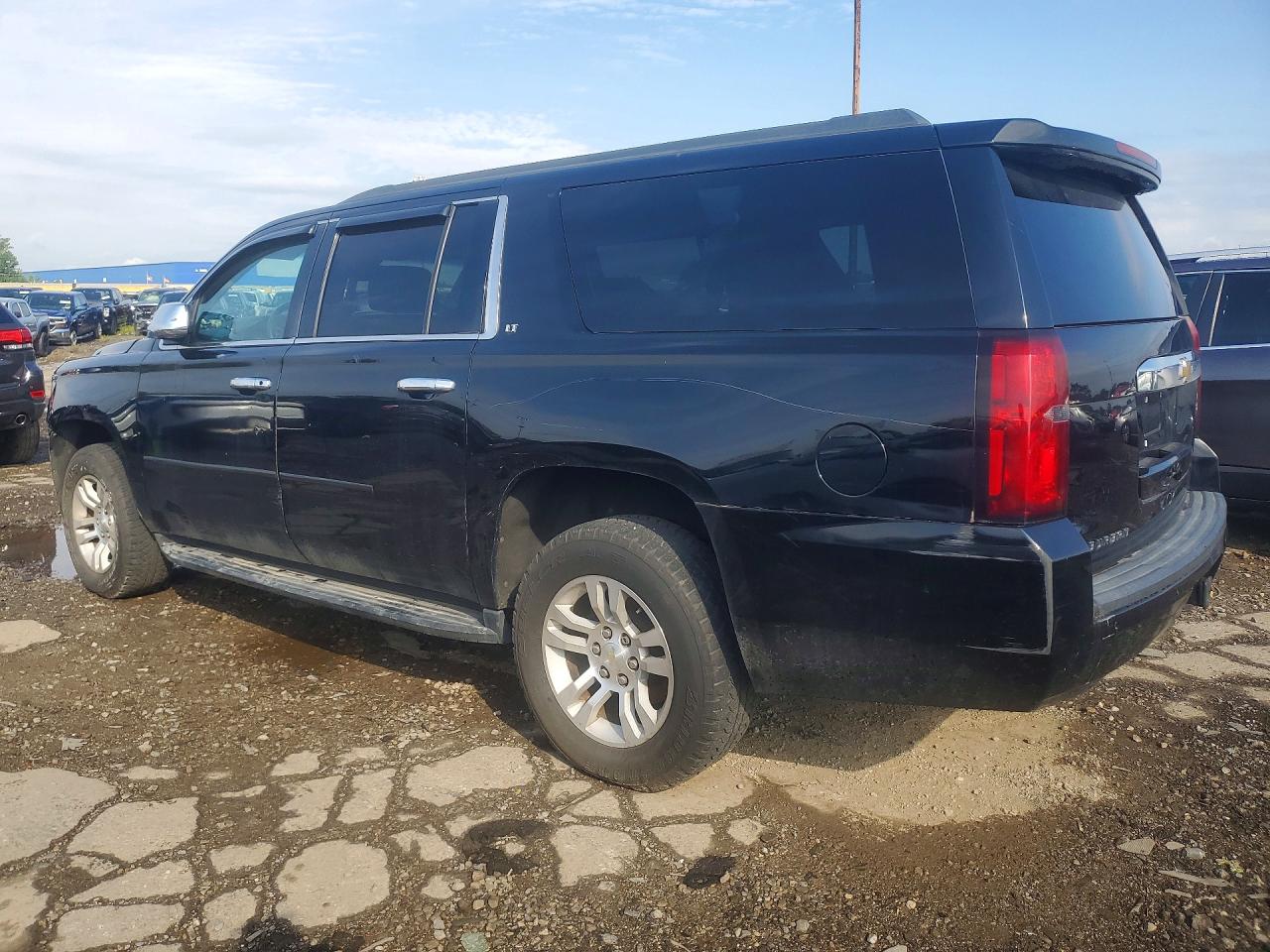 2015 Chevrolet Suburban K1500 Lt Black vin: 1GNSKJKC5FR266061
