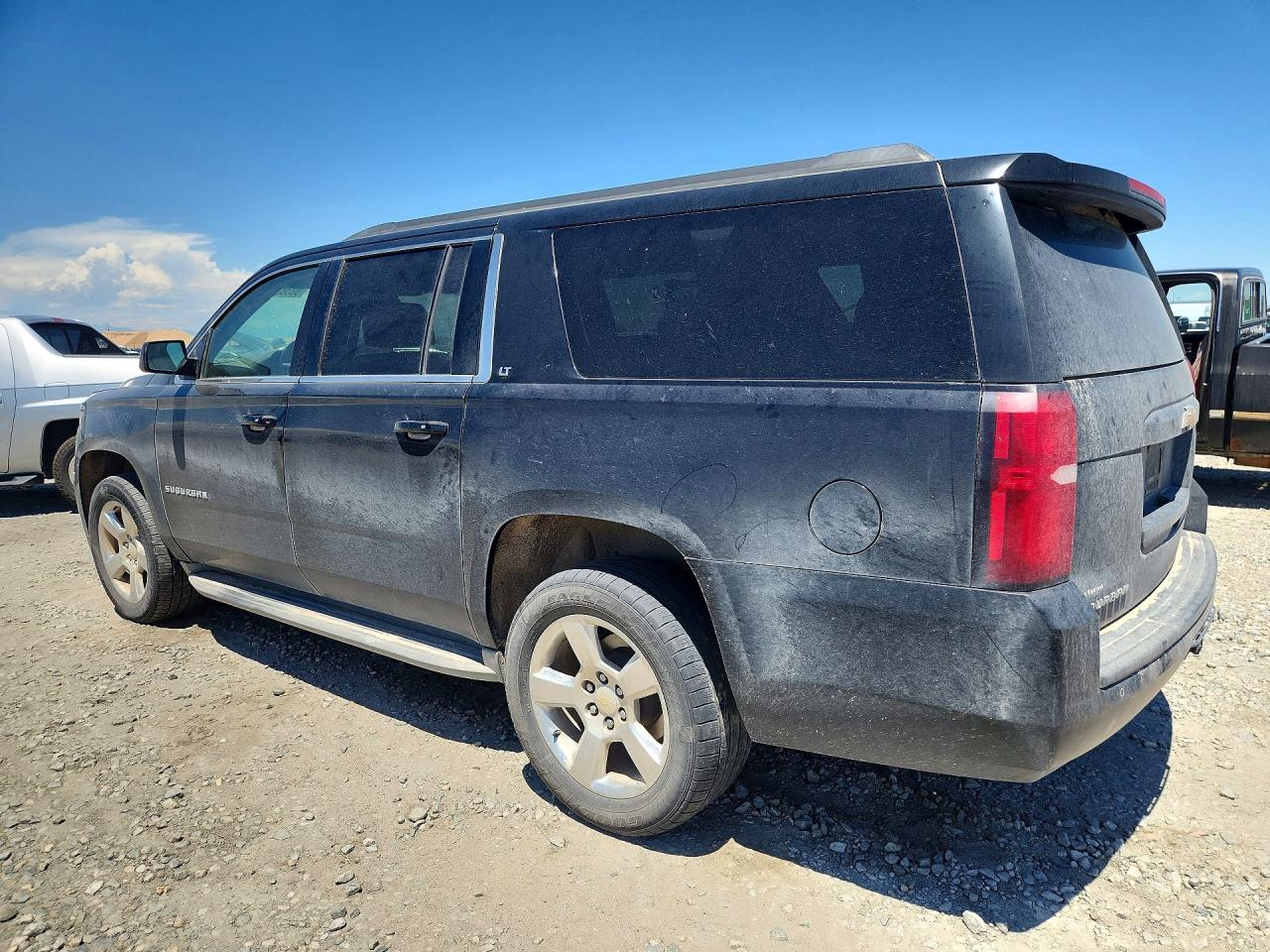 2015 Chevrolet Suburban K1500 Lt Black vin: 1GNSKJKC6FR209853