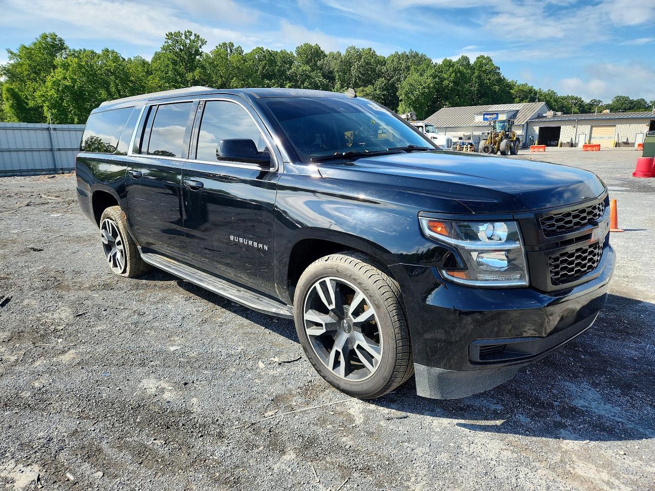 2015 Chevrolet Suburban K1500 Lt Black vin: 1GNSKJKC6FR272399