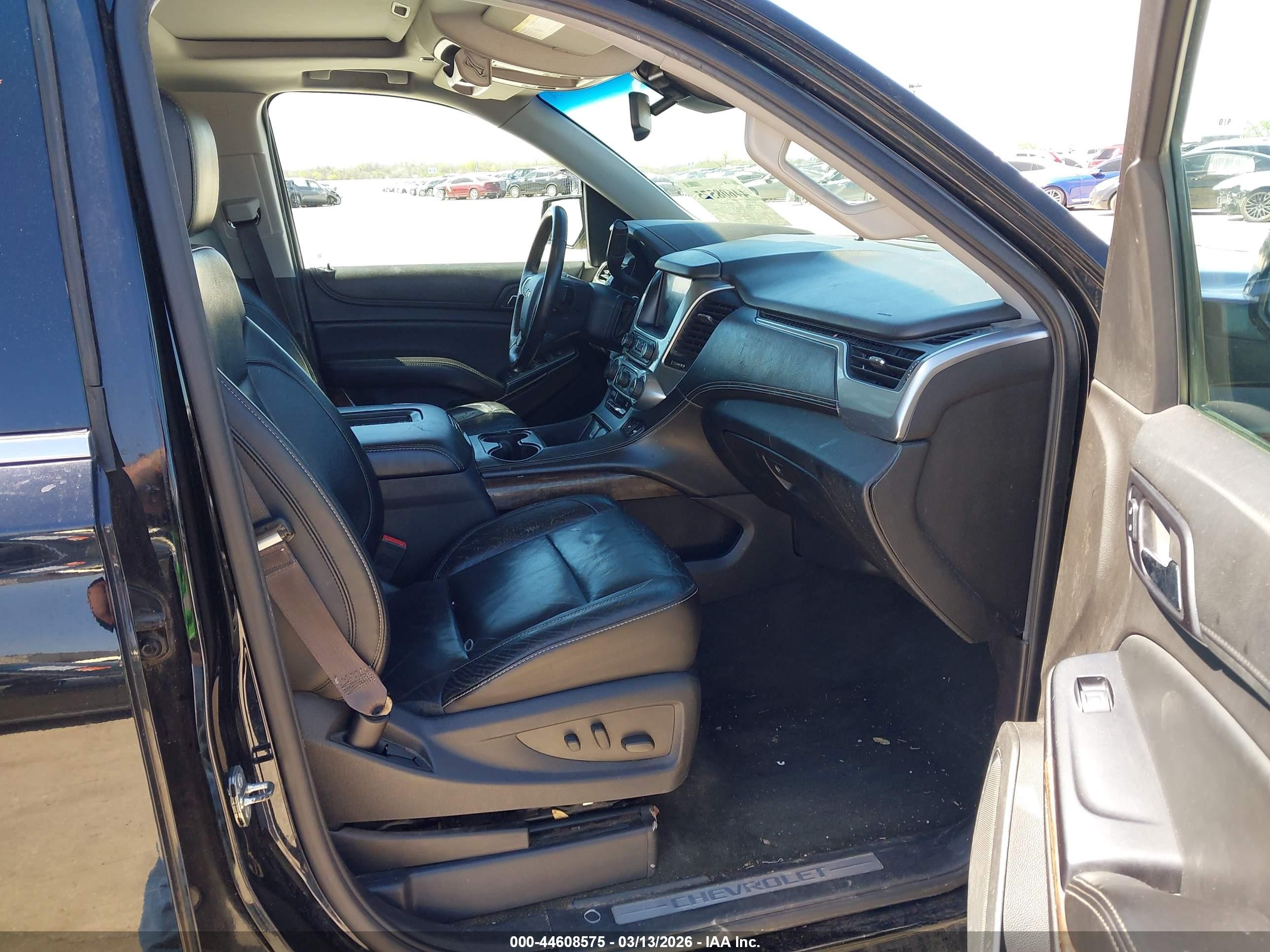 2015 Chevrolet Suburban 1500 Lt Black vin: 1GNSKJKC6FR504869