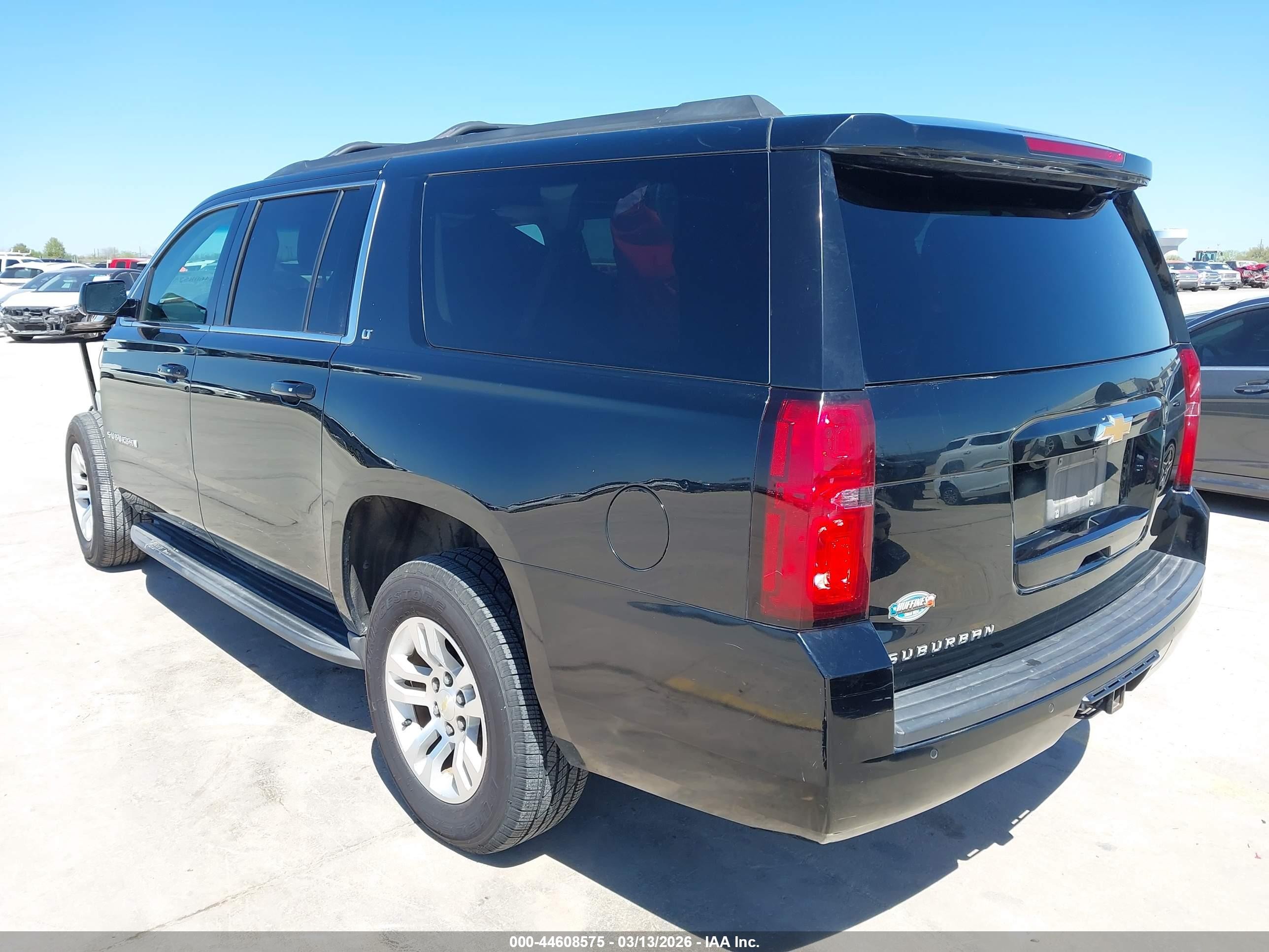 2015 Chevrolet Suburban 1500 Lt Black vin: 1GNSKJKC6FR504869