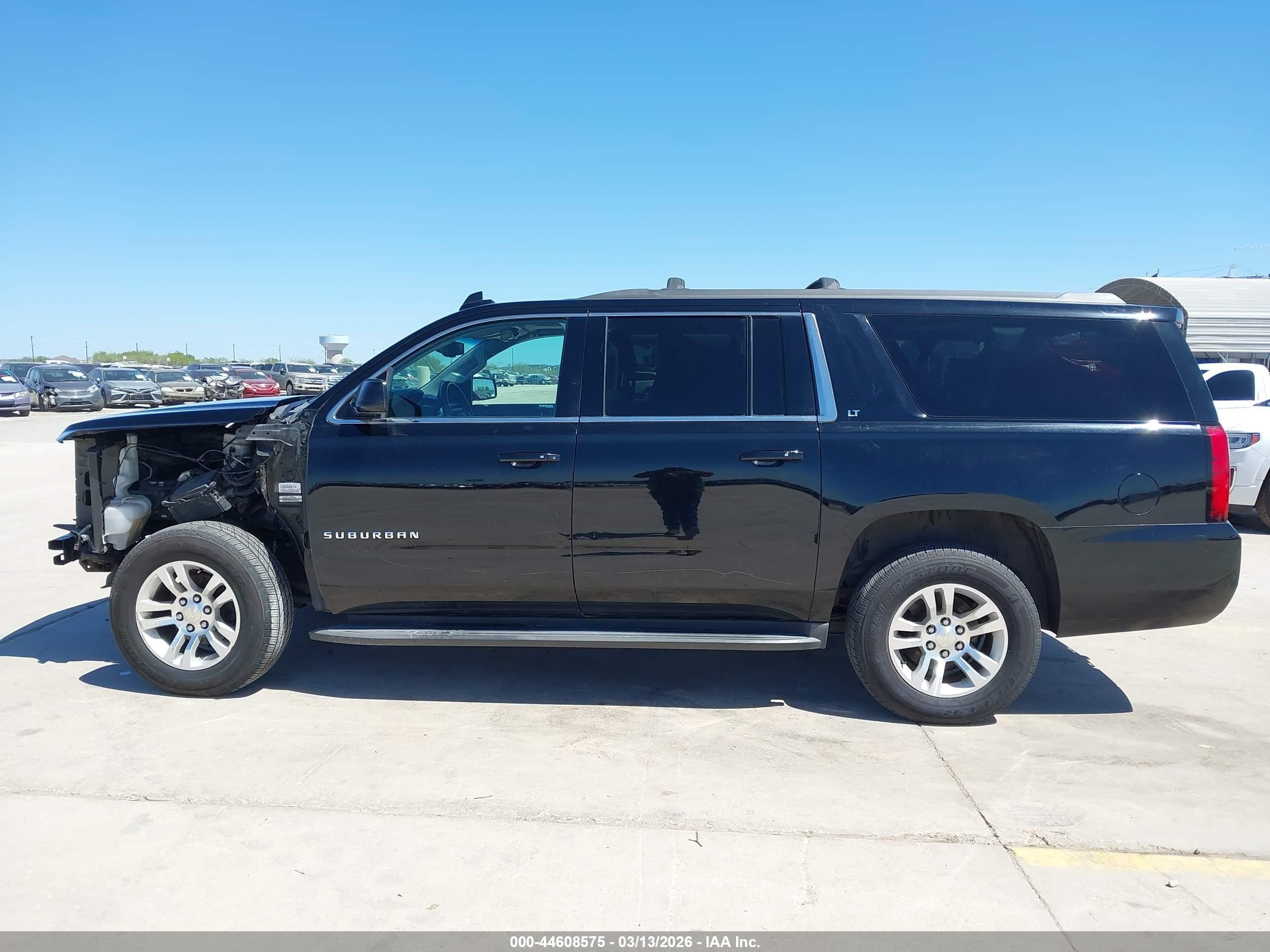 2015 Chevrolet Suburban 1500 Lt Black vin: 1GNSKJKC6FR504869