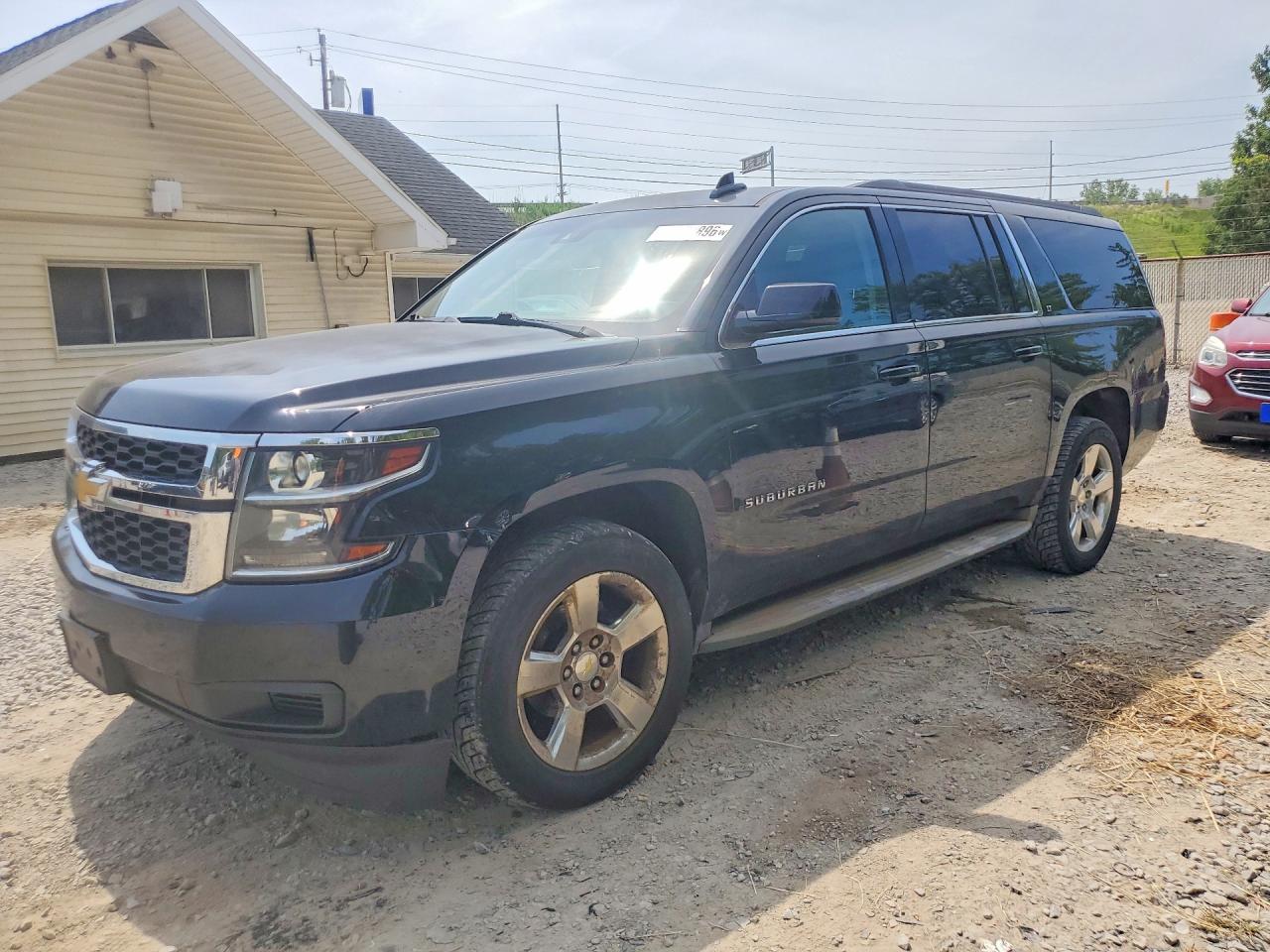 2015 Chevrolet Suburban K1500 Lt Black vin: 1GNSKJKC6FR562450