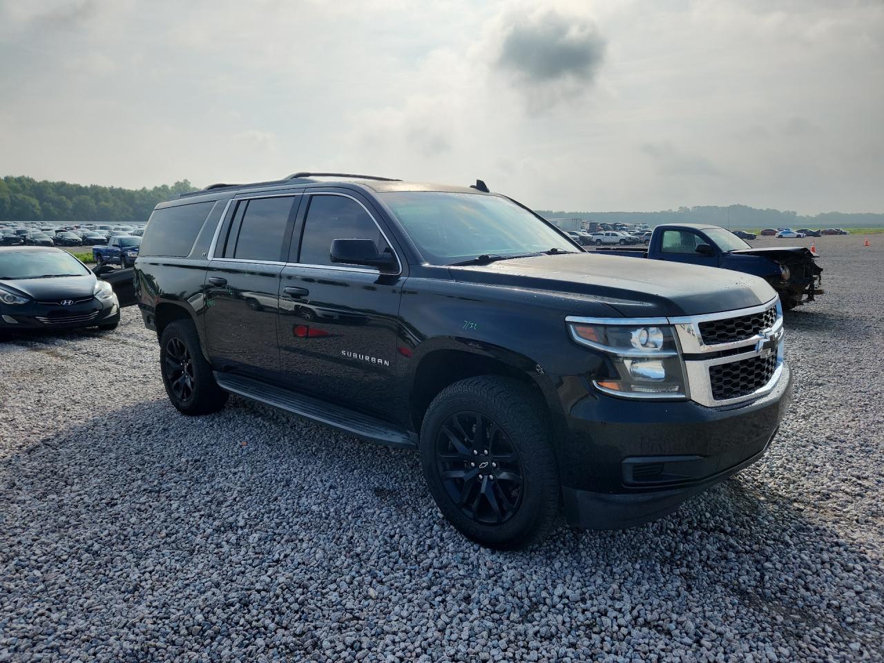 2015 Chevrolet Suburban K1500 Lt Black vin: 1GNSKJKC6FR727803