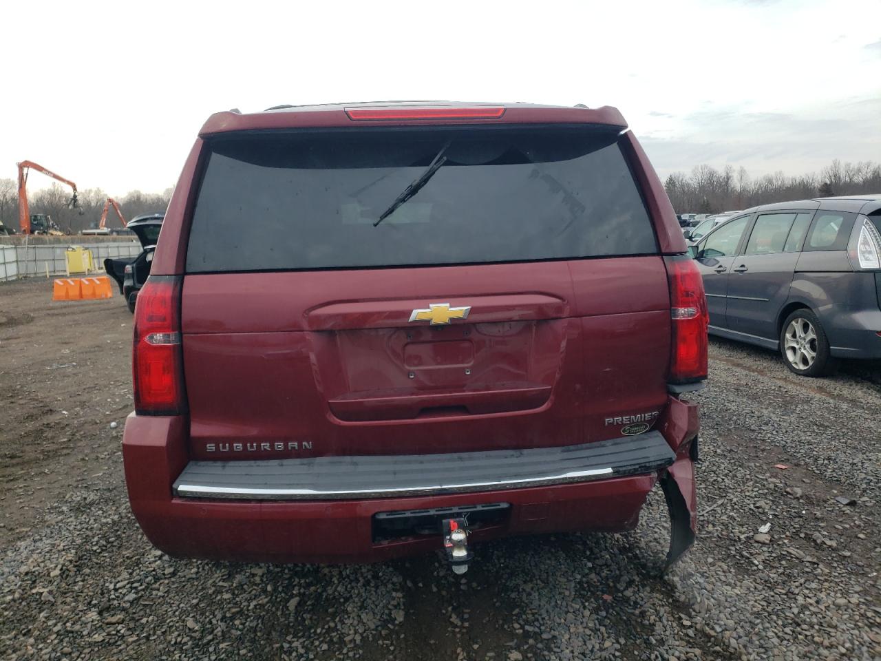 2020 Chevrolet Suburban K1500 Premier Maroon vin: 1GNSKJKC6LR145504