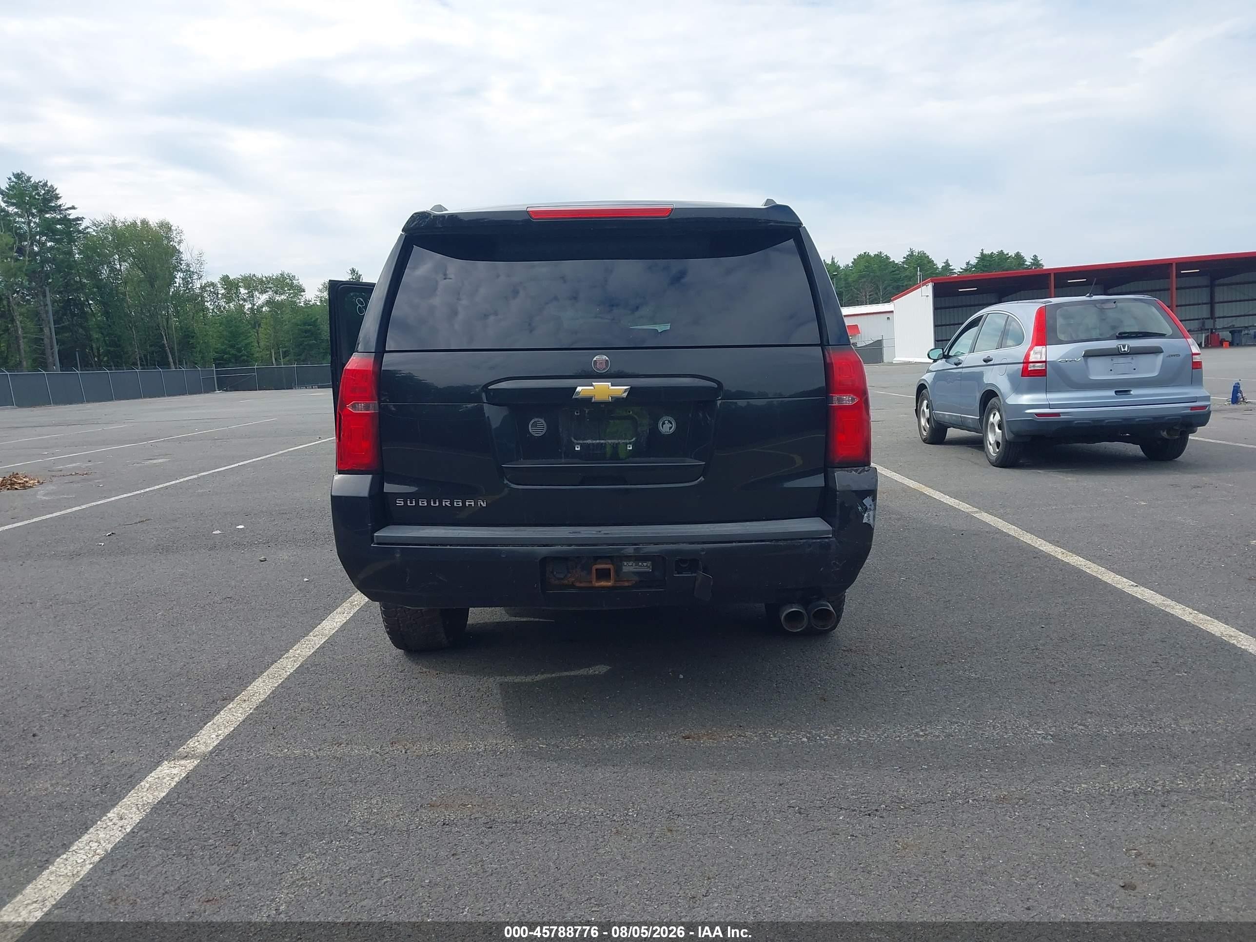 2015 Chevrolet Suburban 1500 Lt Black vin: 1GNSKJKC7FR513354