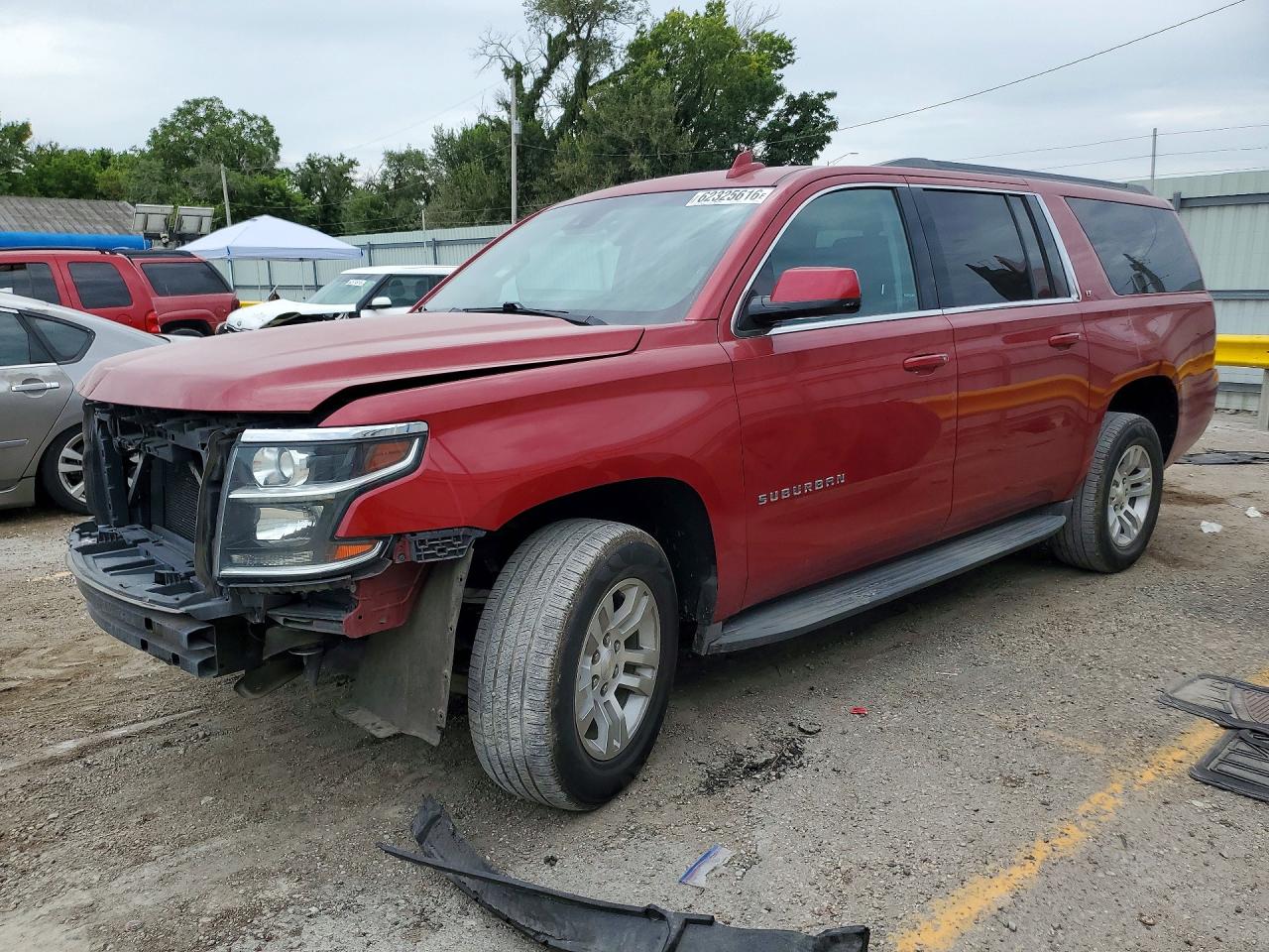 2015 Chevrolet Suburban K1500 Lt Burgundy vin: 1GNSKJKC7FR534673