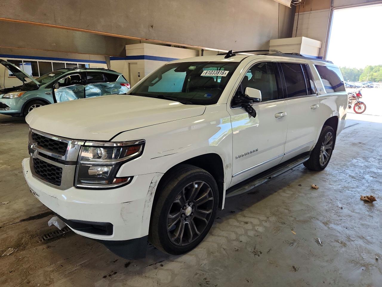 2015 Chevrolet Suburban K1500 Lt White vin: 1GNSKJKC7FR720116