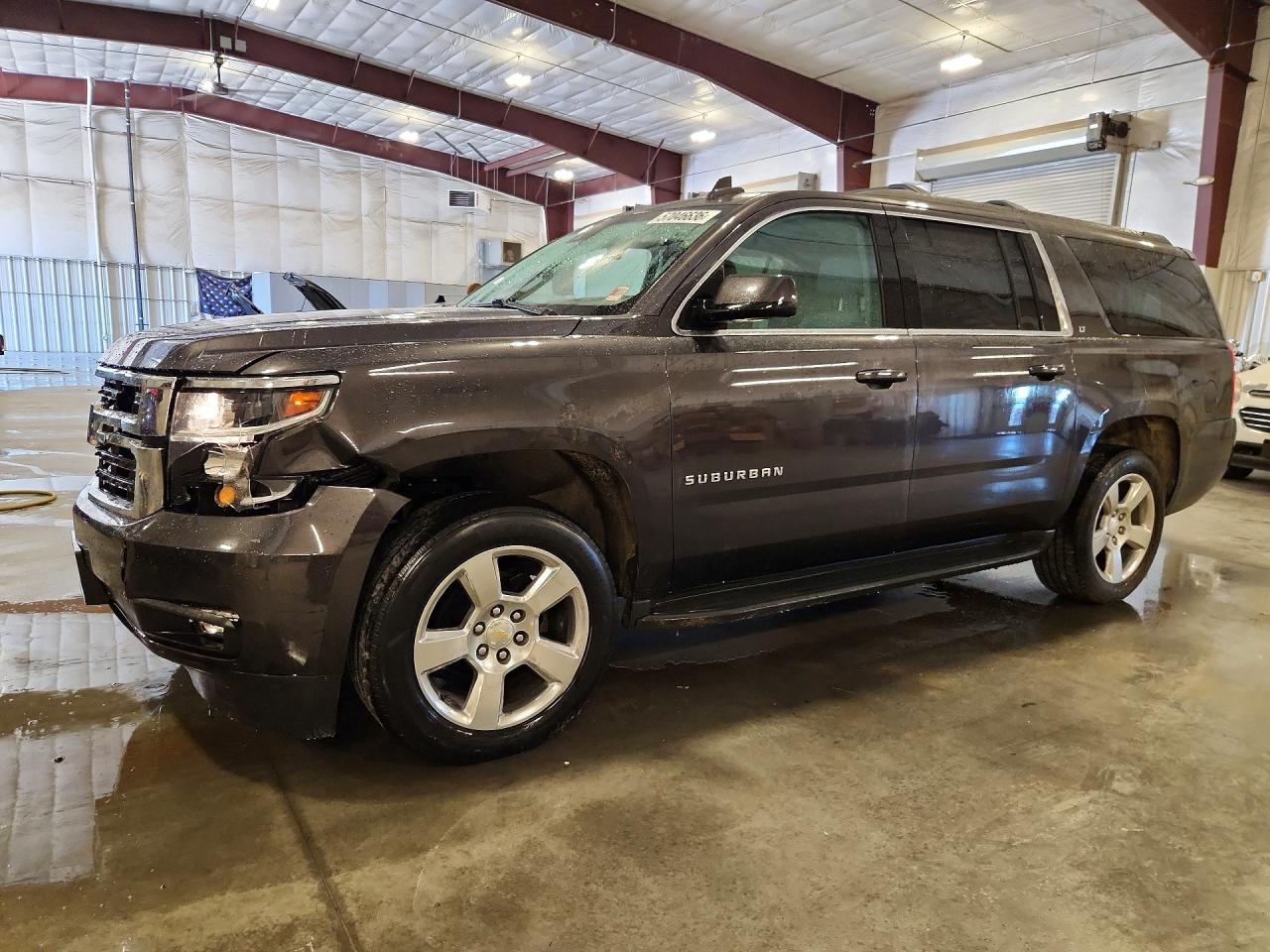 2015 Chevrolet Suburban K1500 Lt Gray vin: 1GNSKJKC8FR531748