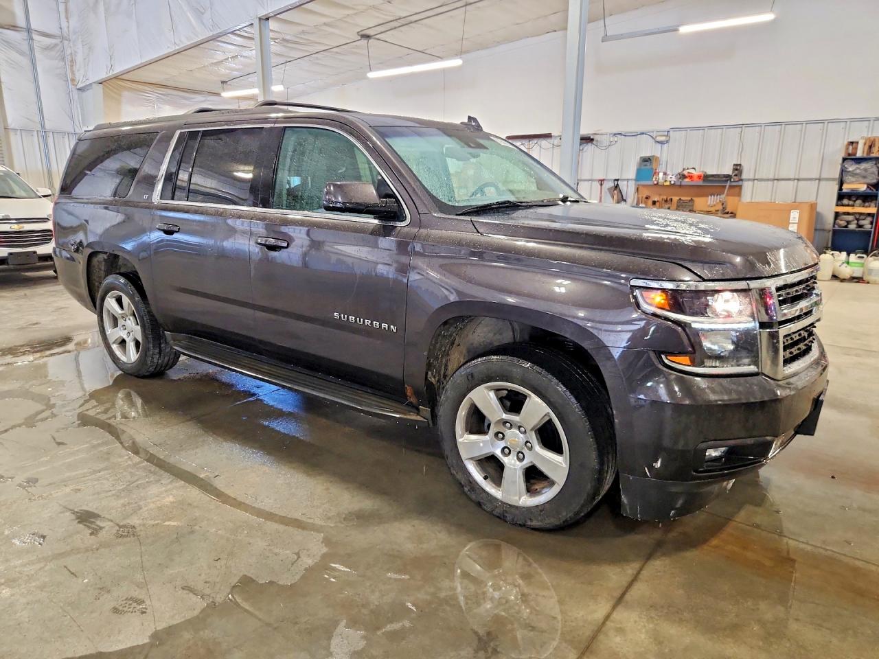 2015 Chevrolet Suburban K1500 Lt Gray vin: 1GNSKJKC8FR531748
