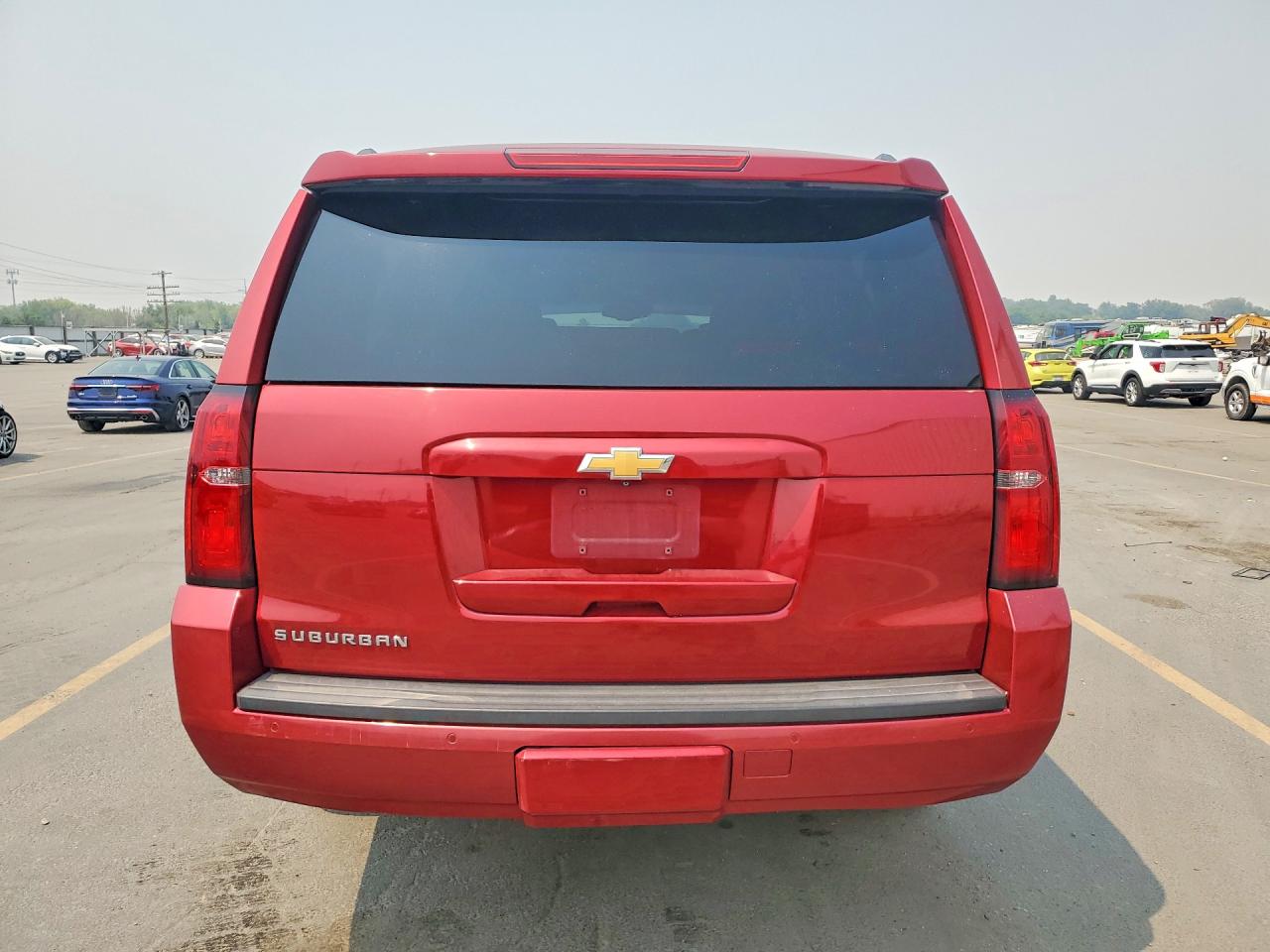 2015 Chevrolet Suburban K1500 Lt Red vin: 1GNSKJKC8FR537758