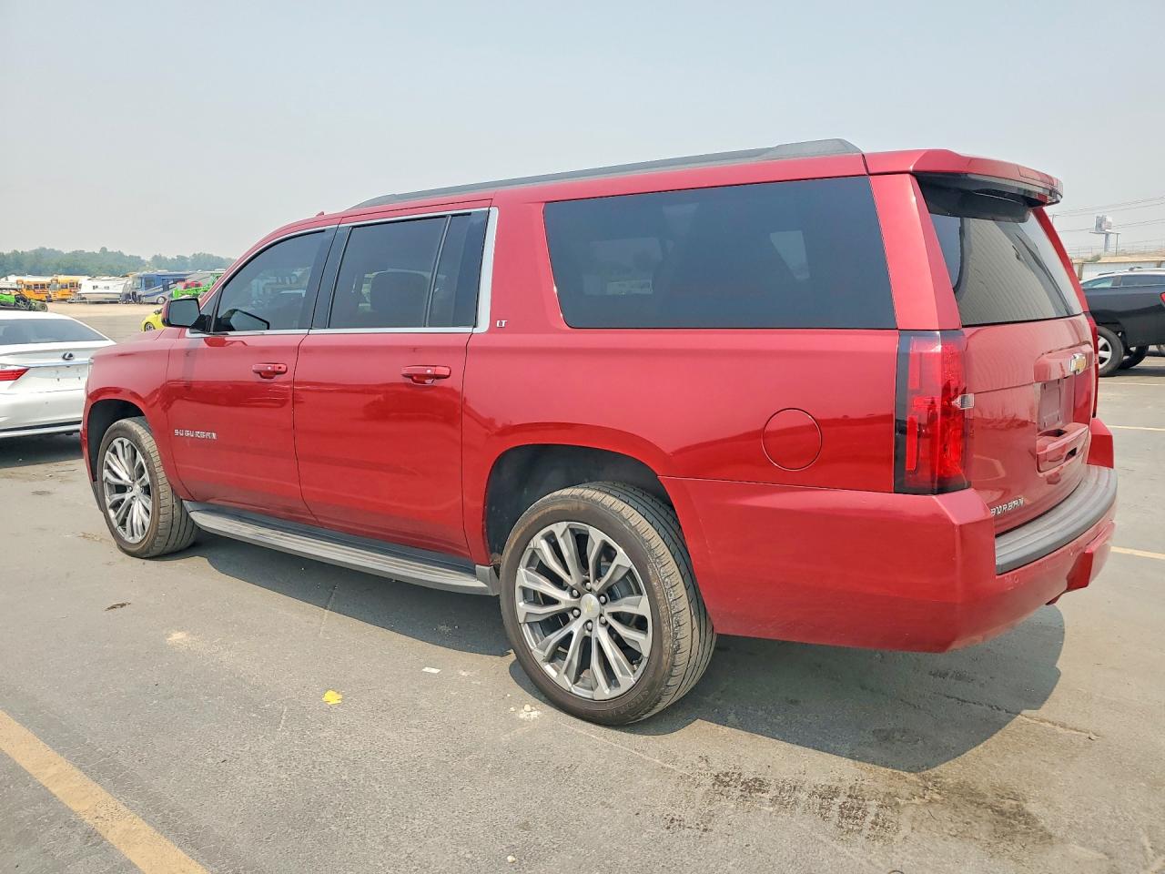 2015 Chevrolet Suburban K1500 Lt Red vin: 1GNSKJKC8FR537758