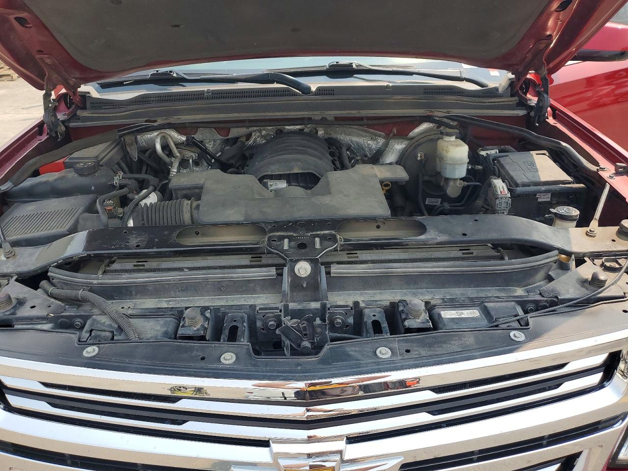 2015 Chevrolet Suburban K1500 Lt Red vin: 1GNSKJKC8FR537758