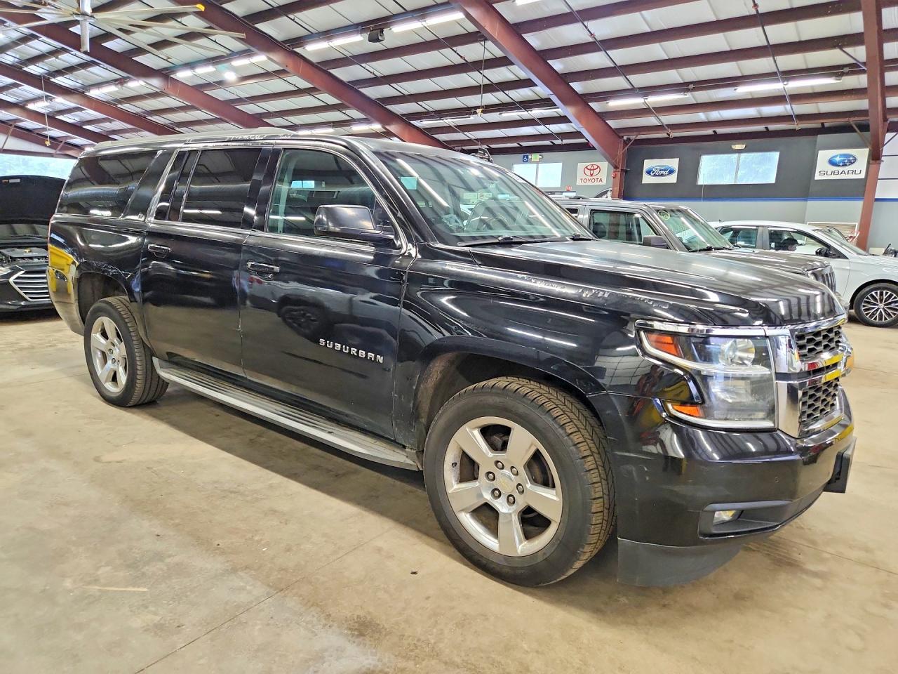 2015 Chevrolet Suburban K1500 Lt Black vin: 1GNSKJKC8FR547643