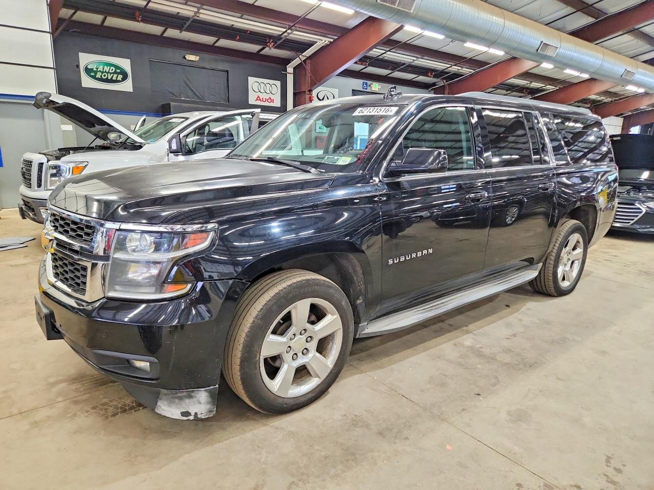 2015 Chevrolet Suburban K1500 Lt Black vin: 1GNSKJKC8FR547643