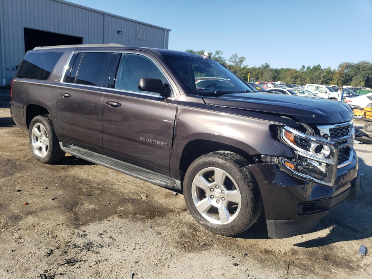 2015 Chevrolet Suburban K1500 Lt Charcoal vin: 1GNSKJKC8FR679625