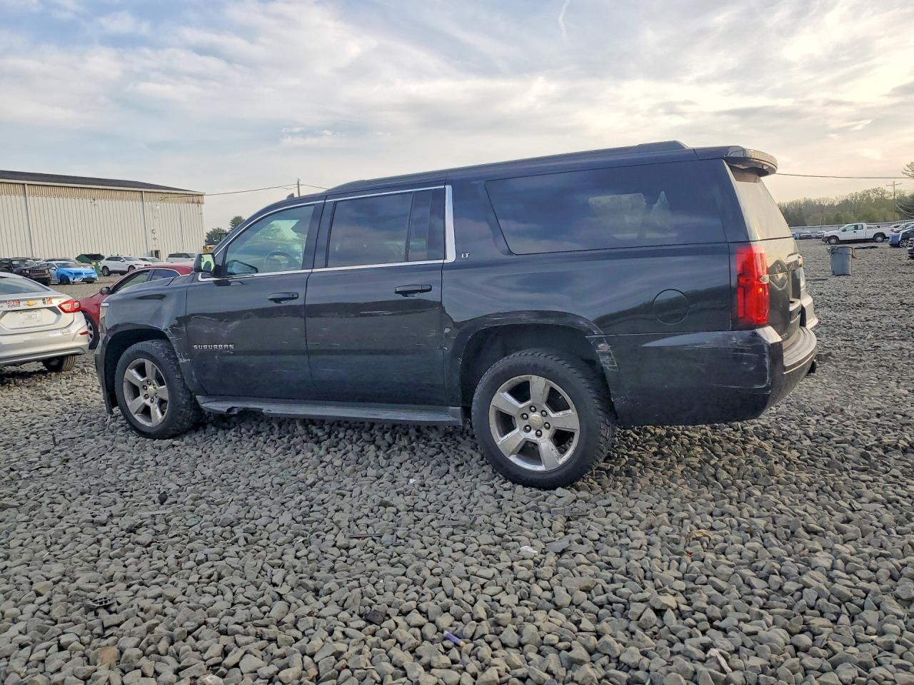 2015 Chevrolet Suburban K1500 Lt Black vin: 1GNSKJKC8FR693136
