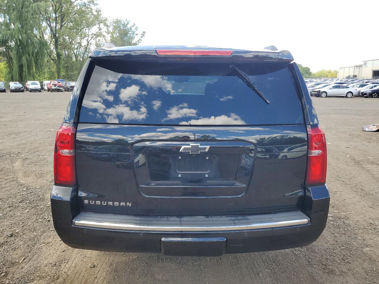 2016 Chevrolet Suburban K1500 Ltz Black vin: 1GNSKJKC8GR251605