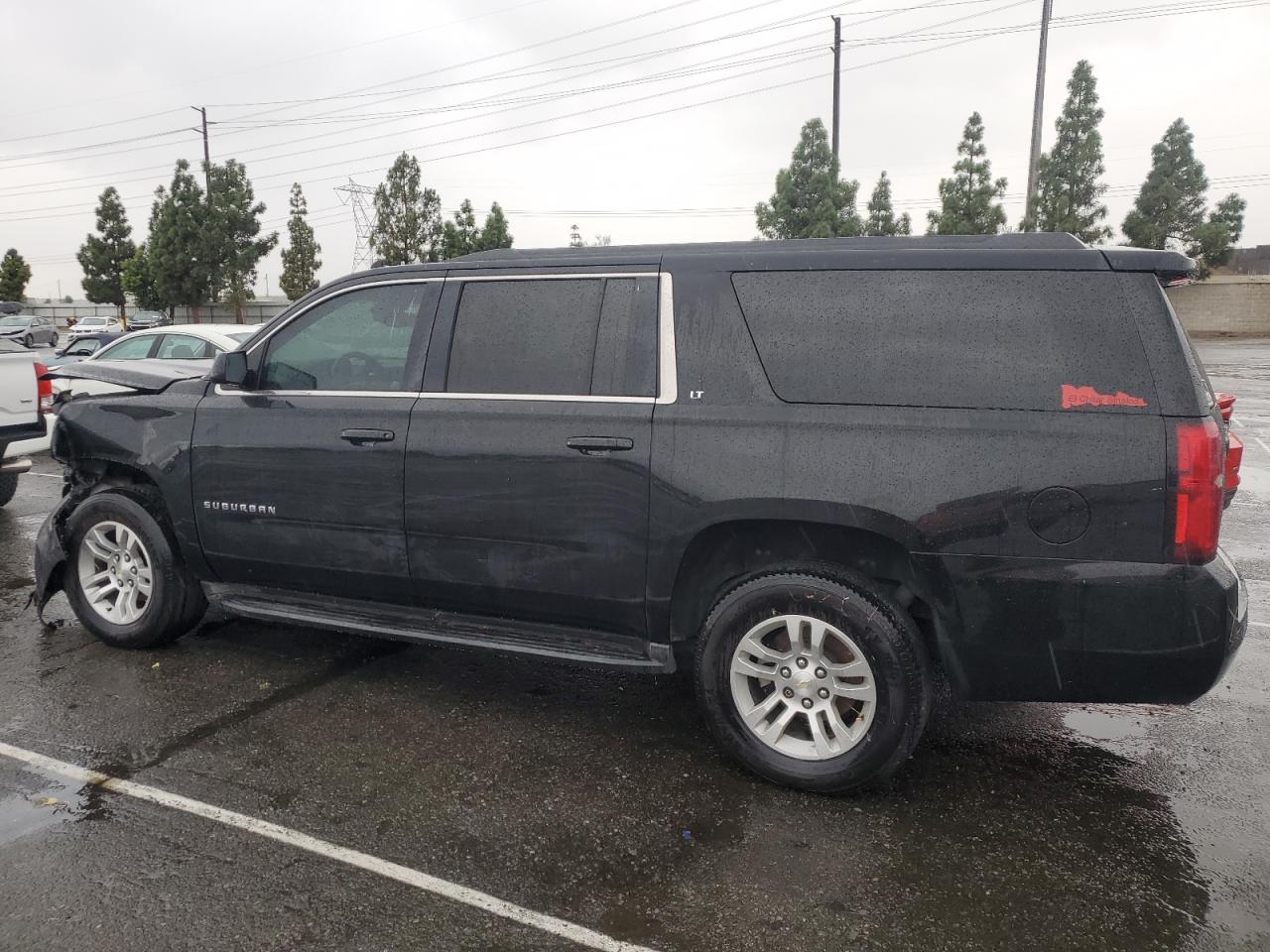 2015 Chevrolet Suburban K1500 Lt Black vin: 1GNSKJKC9FR282473