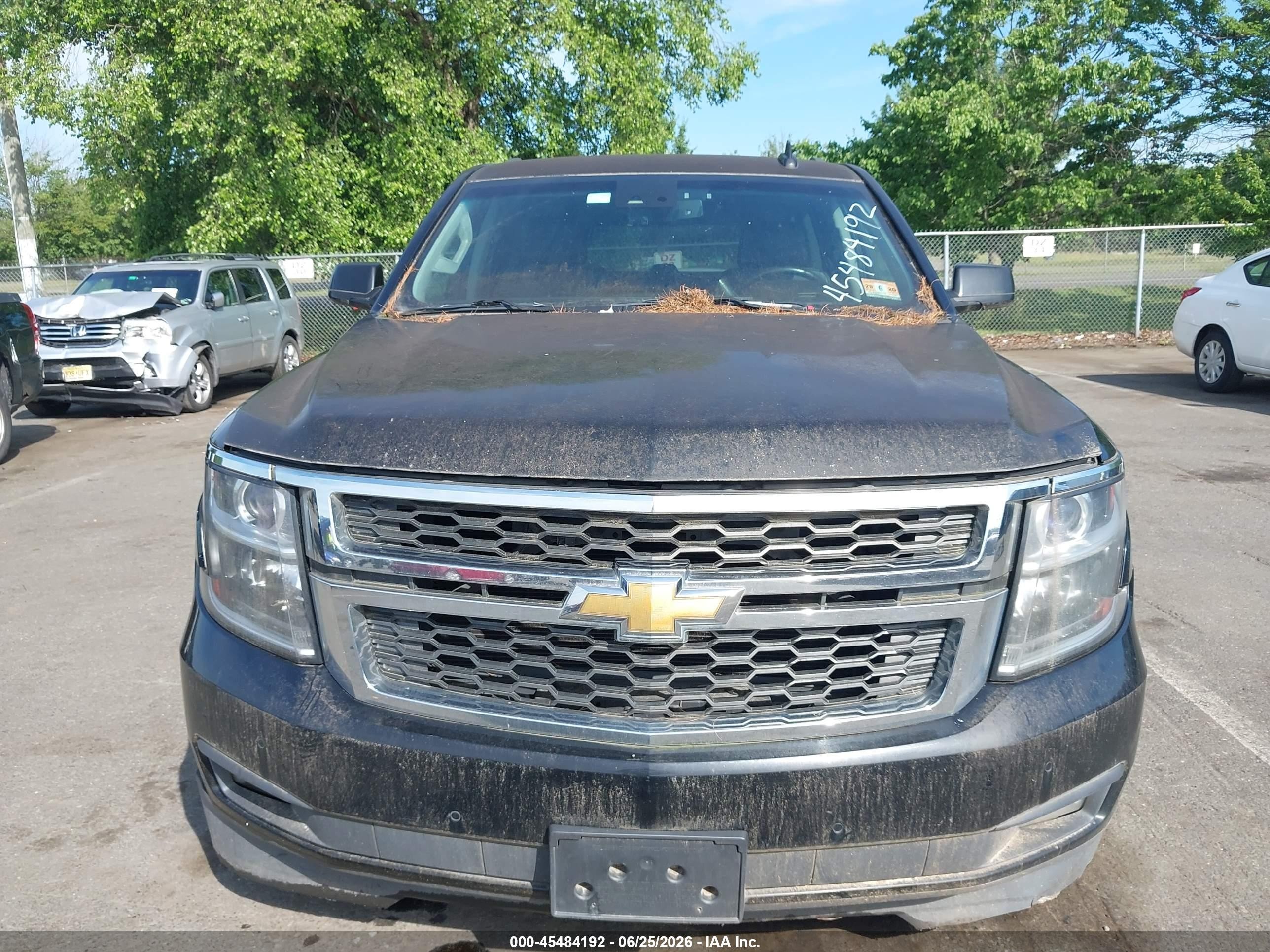 2015 Chevrolet Suburban Lt Black vin: 1GNSKJKC9FR692724