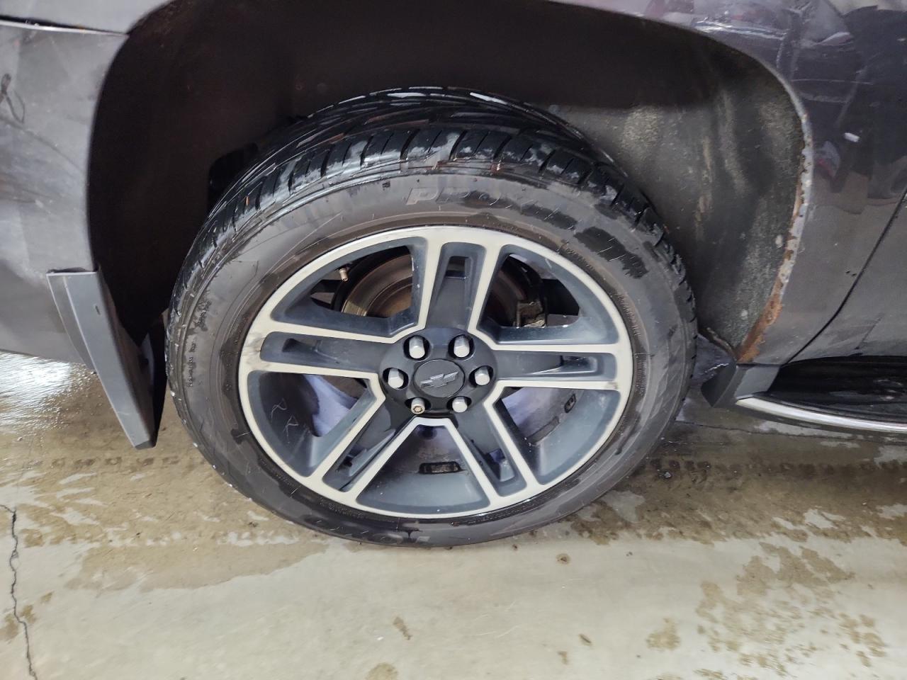 2017 Chevrolet Suburban K1500 Premier Gray vin: 1GNSKJKC9HR159663 Damage: Right Qtr Panel, Rust, 9 To 10 Inches