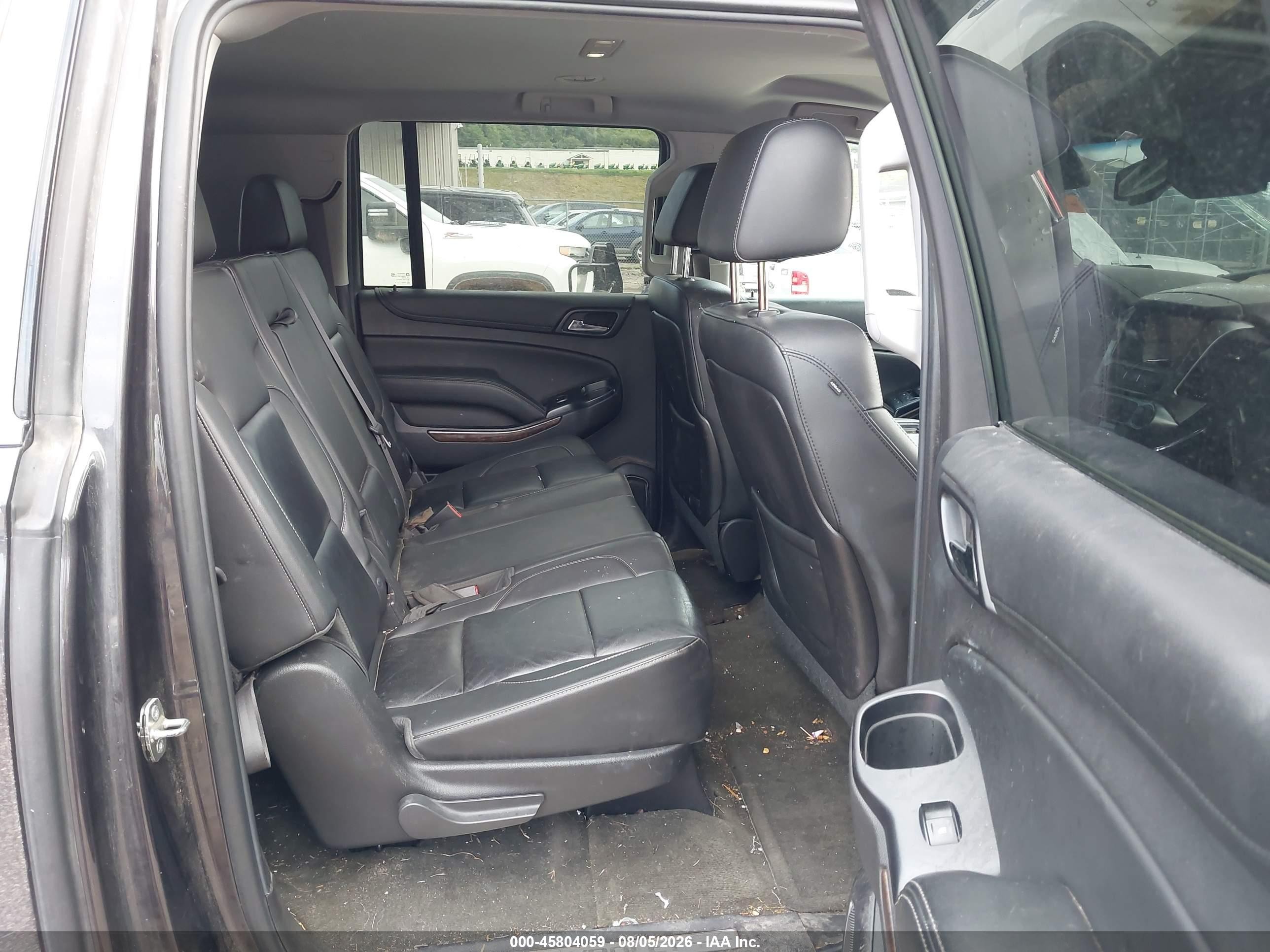 2015 Chevrolet Suburban Lt Gray vin: 1GNSKJKCXFR194712