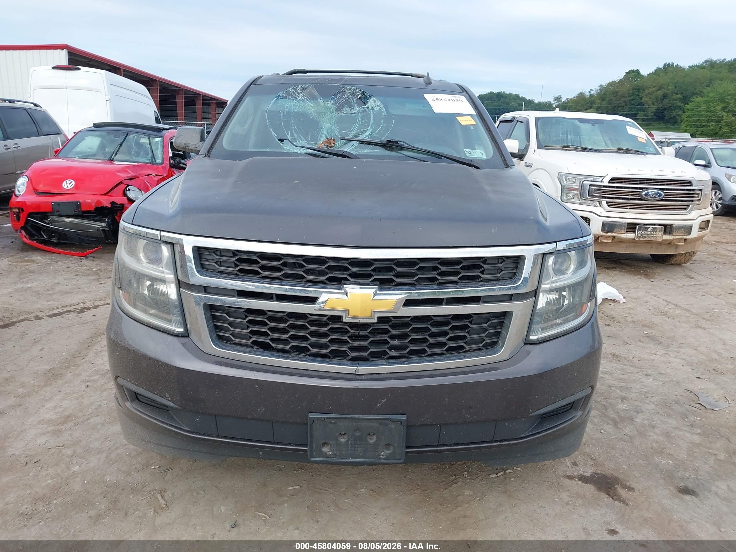 2015 Chevrolet Suburban Lt Gray vin: 1GNSKJKCXFR194712